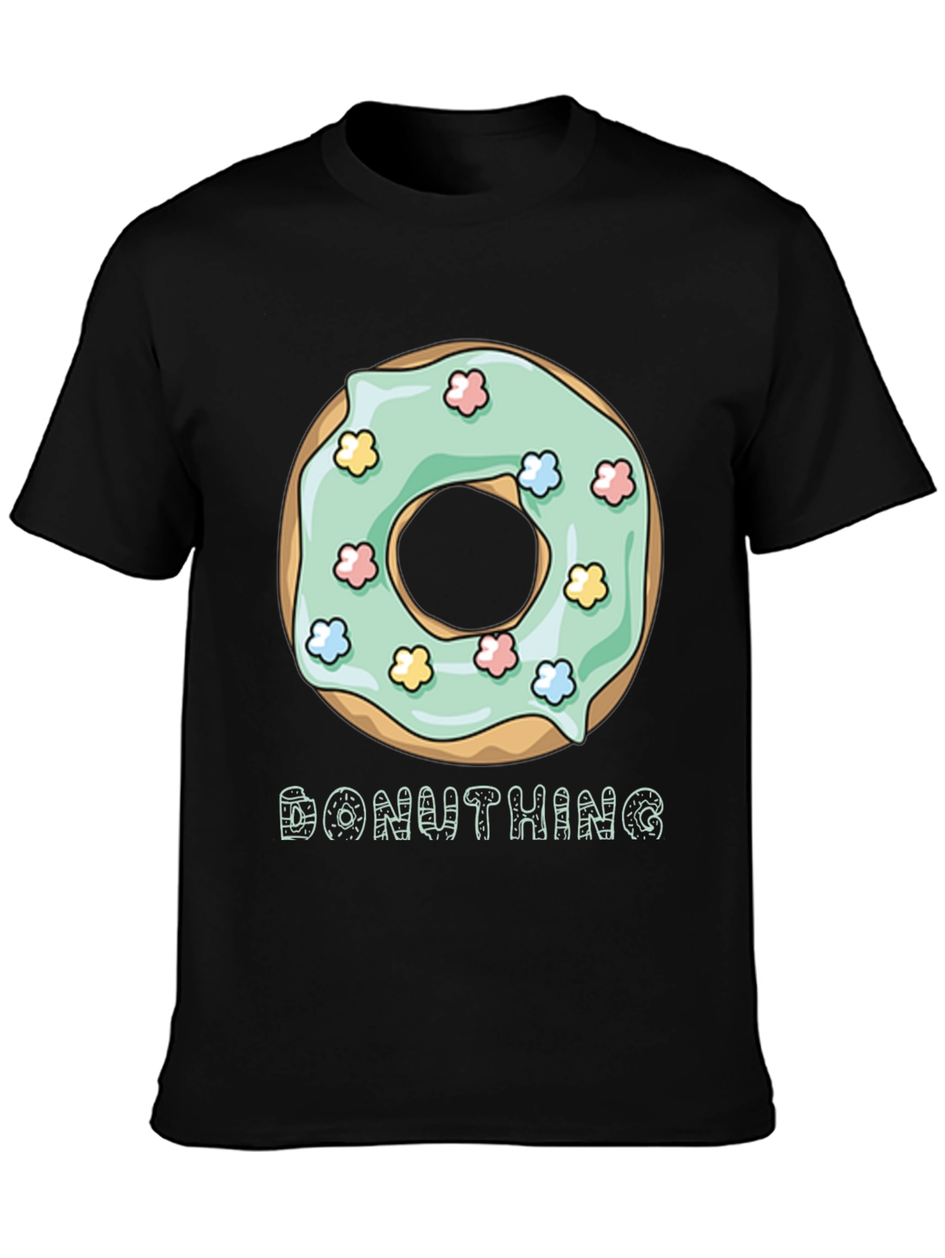 Donut King Graphic T-Shirt - Trendy Casual Wear
