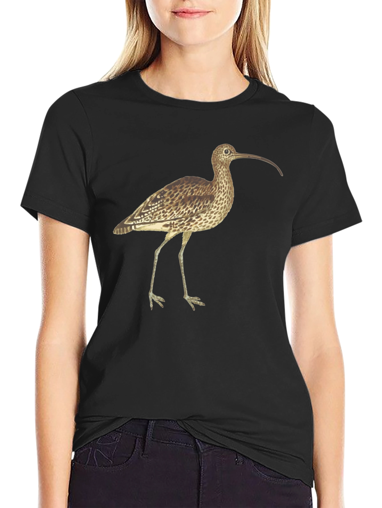 Curlew Bird Graphic T-Shirt