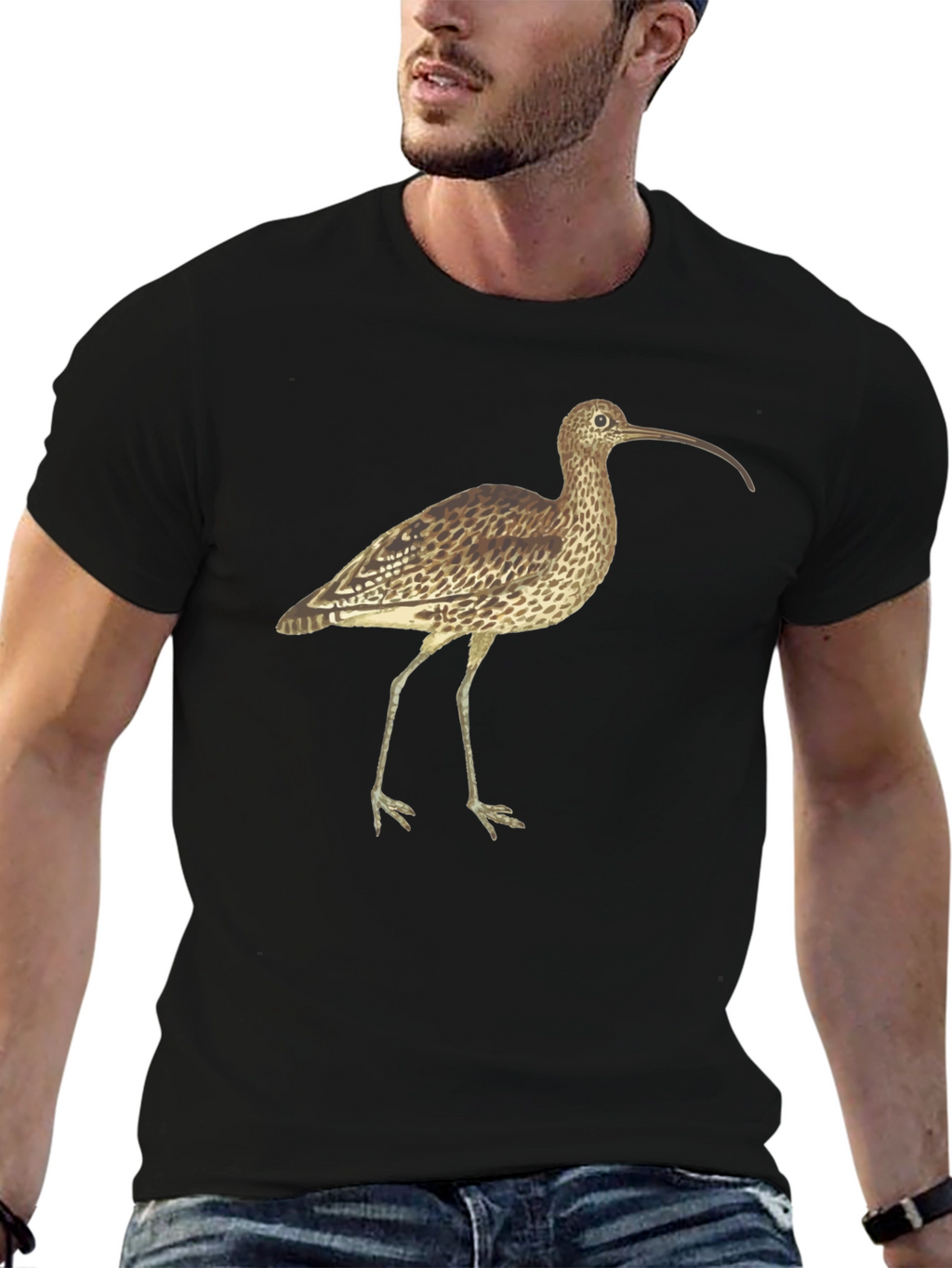 Curlew Bird Graphic T-Shirt