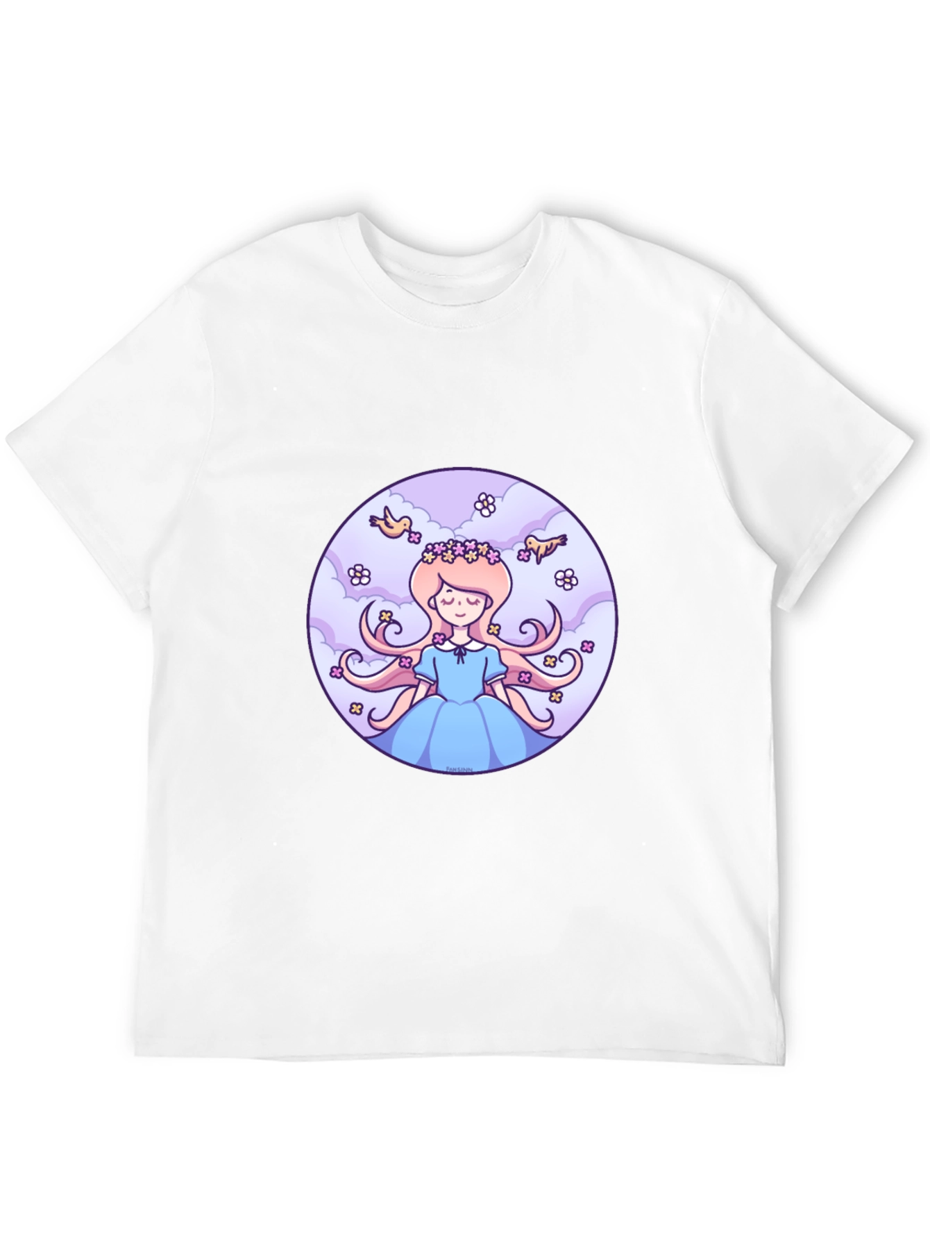 Whimsical Princess Graphic Tee - Relaxed Fit