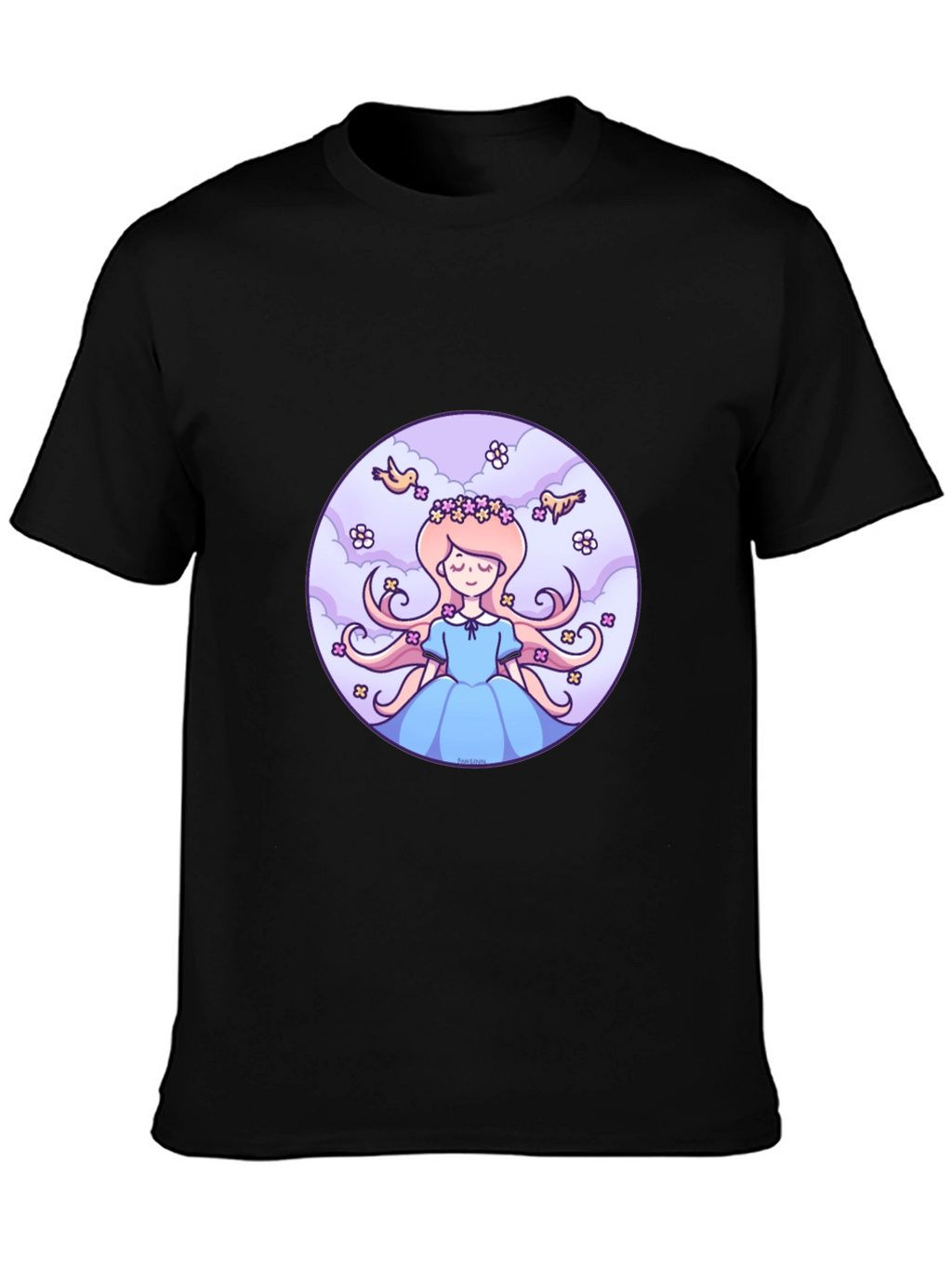 Whimsical Princess Graphic Tee - Relaxed Fit