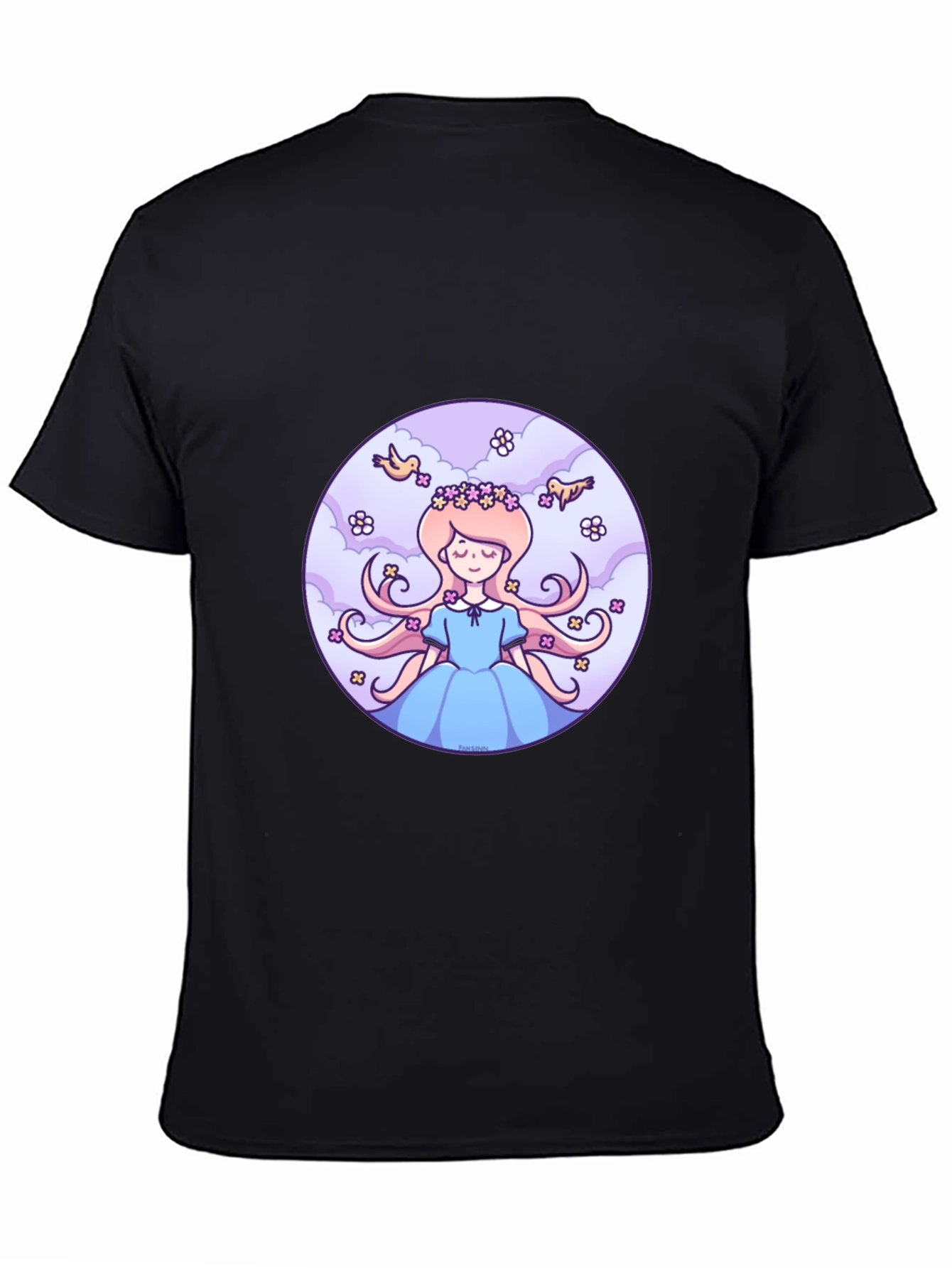 Whimsical Princess Graphic Tee - Relaxed Fit