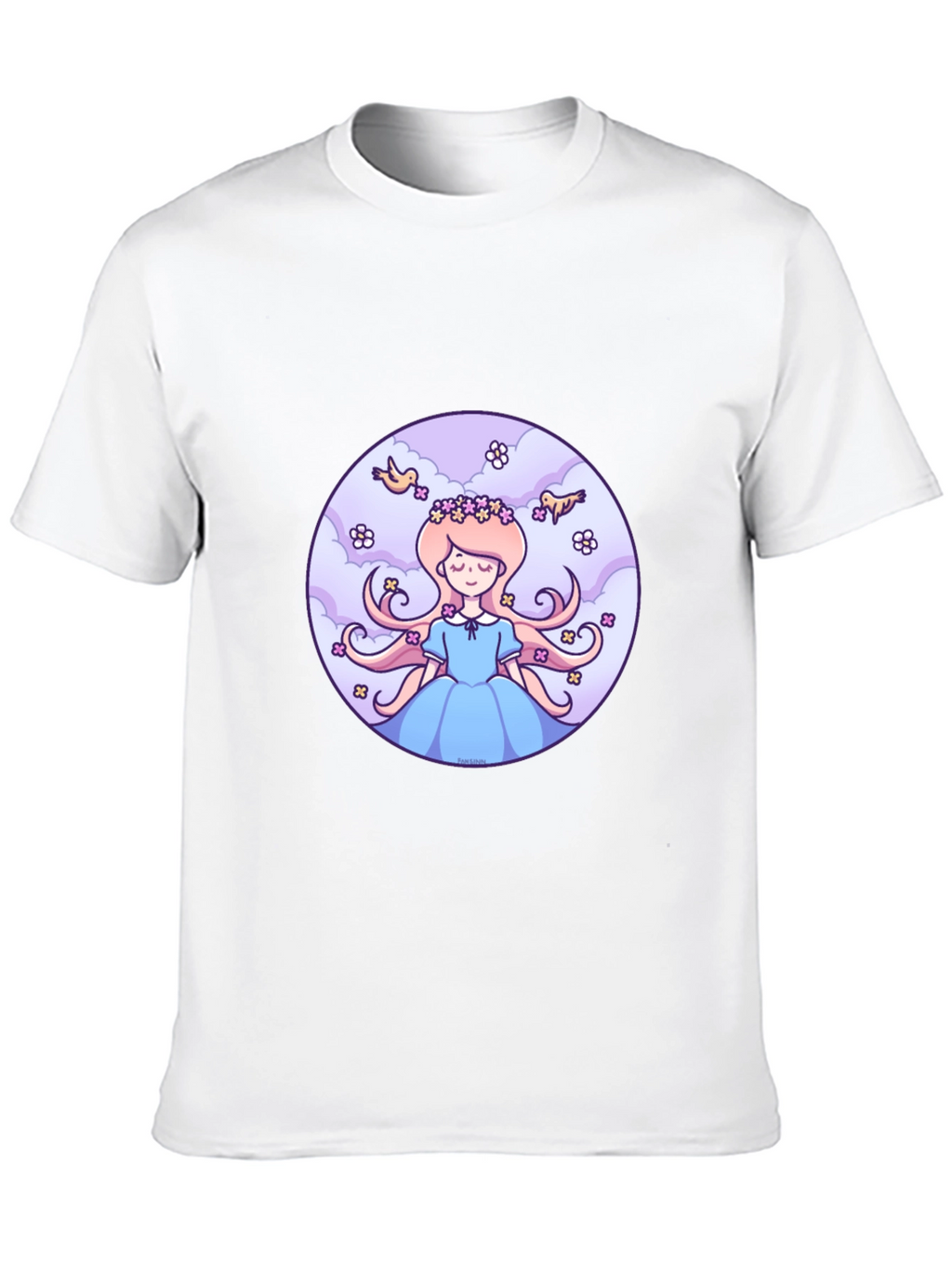 Whimsical Princess Graphic Tee - Relaxed Fit