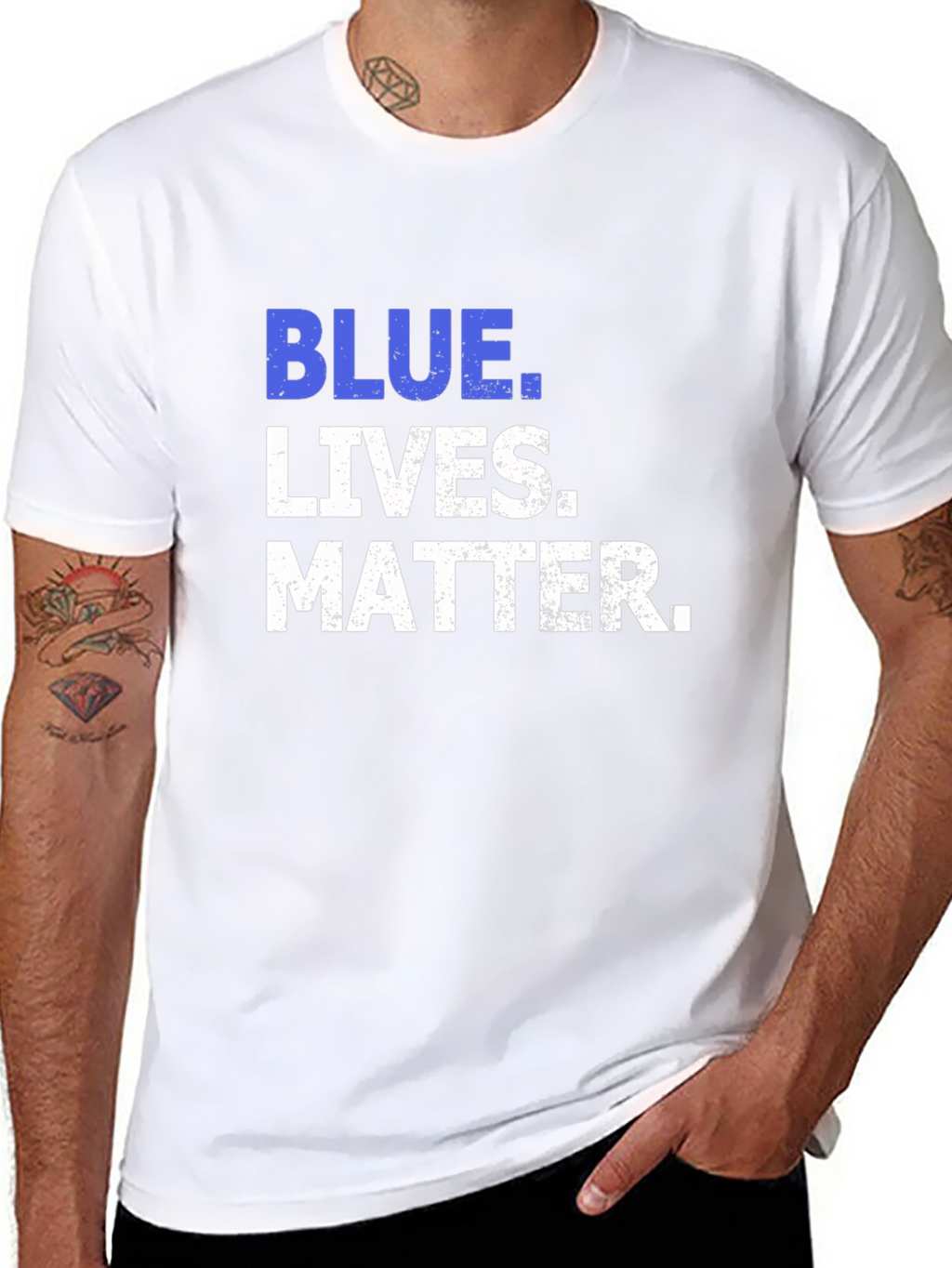 Blue Lives Matter Graphic Tee