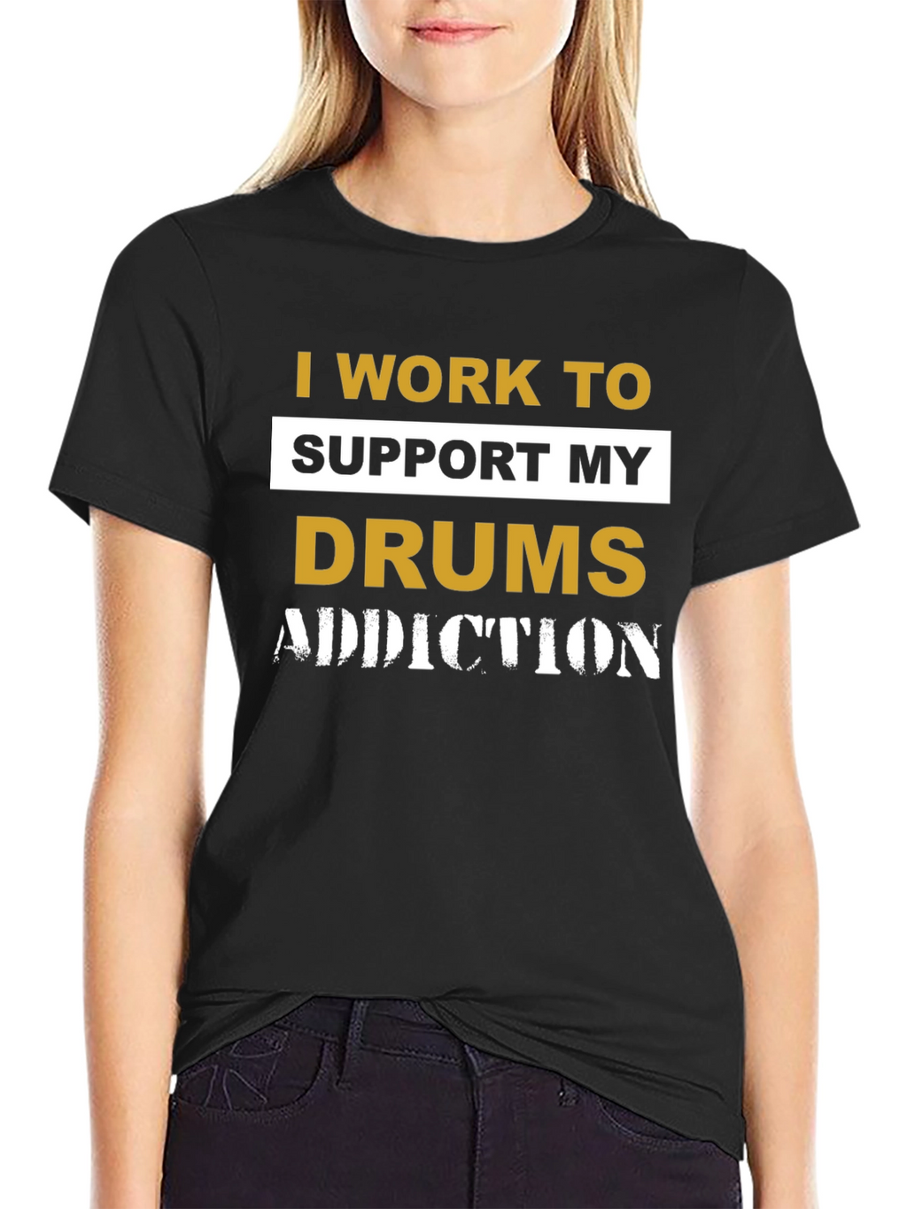 Drums Addiction T-Shirt - Musician Gift