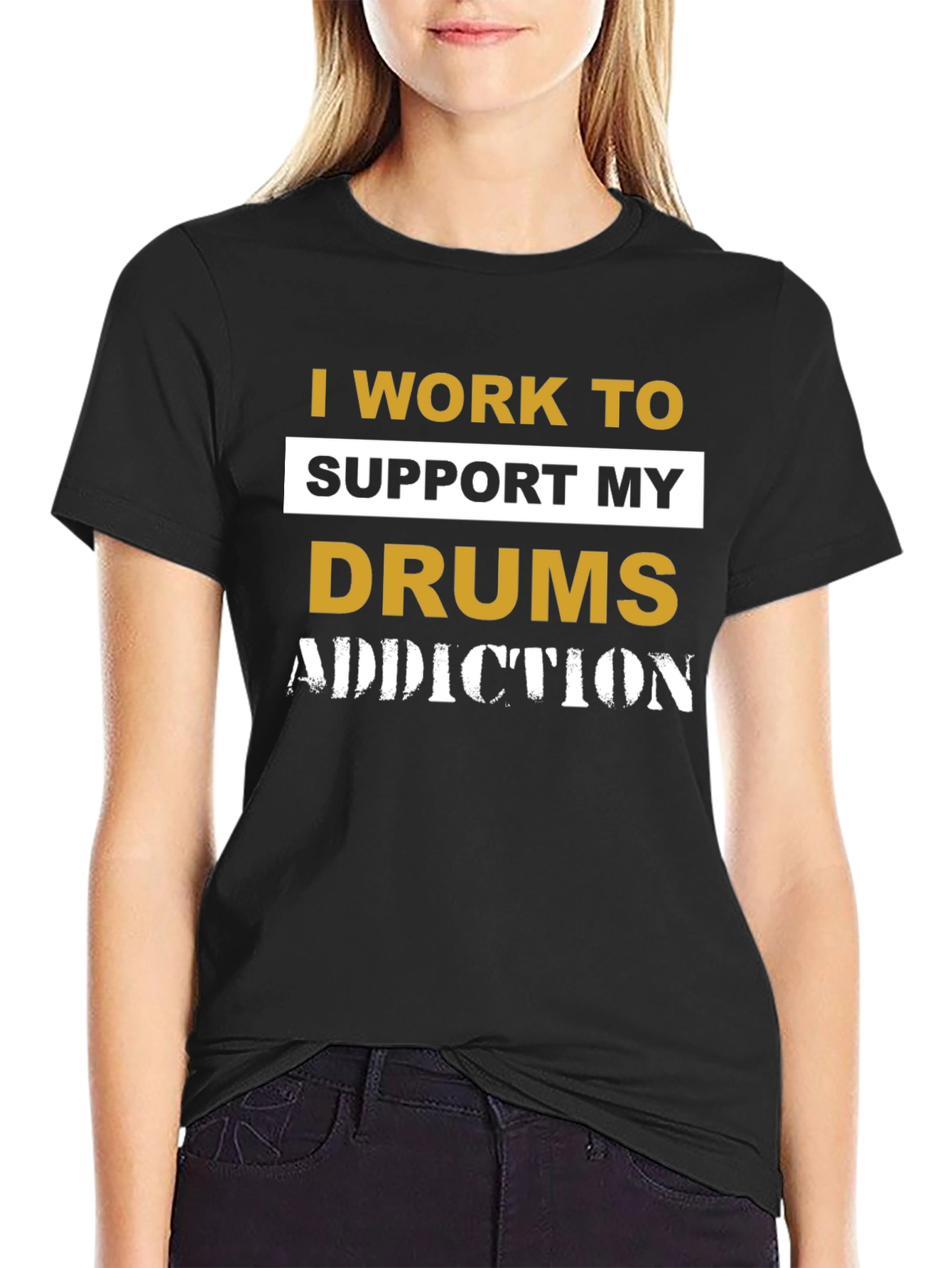 Drums Addiction T-Shirt - Musician Gift