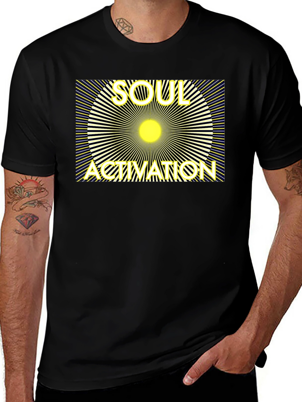 Soul Activation Graphic Tee - Black