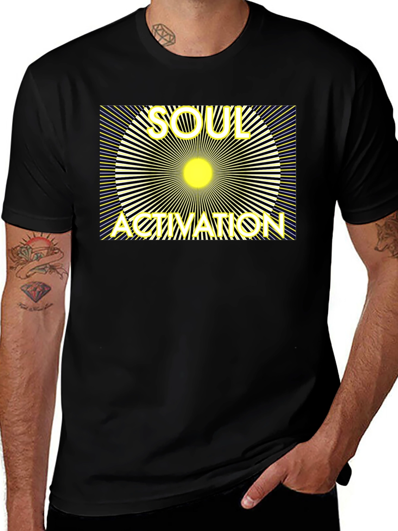 Soul Activation Graphic Tee - Black