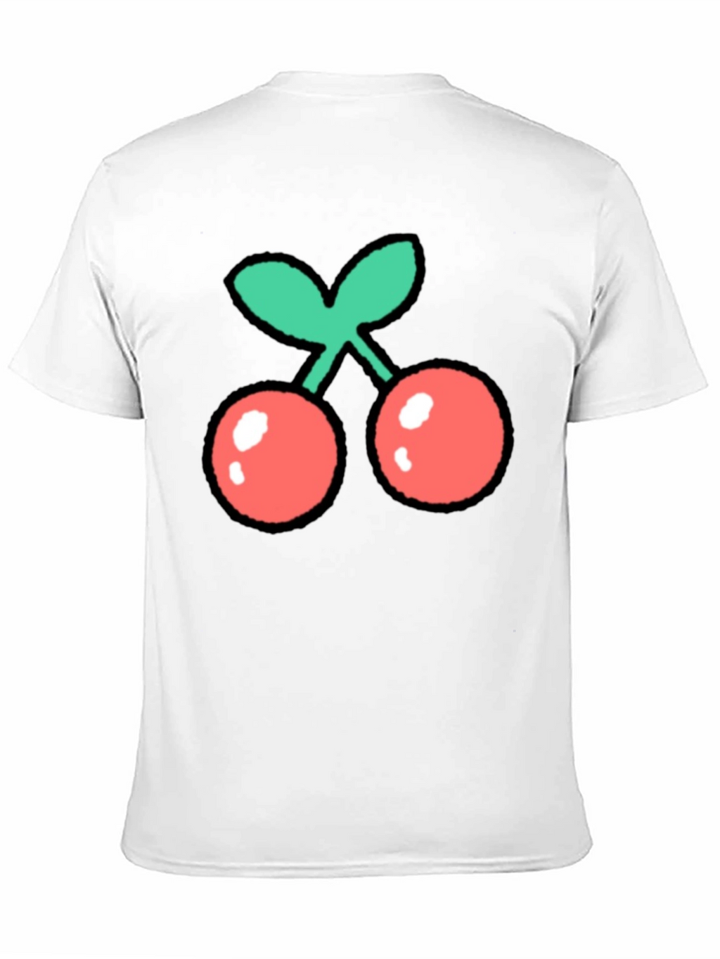 Cherry Graphic Print T-Shirt