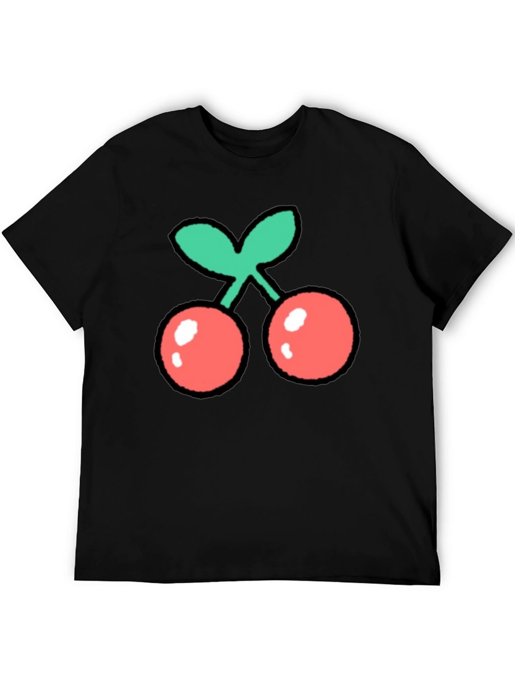 Cherry Graphic Print T-Shirt