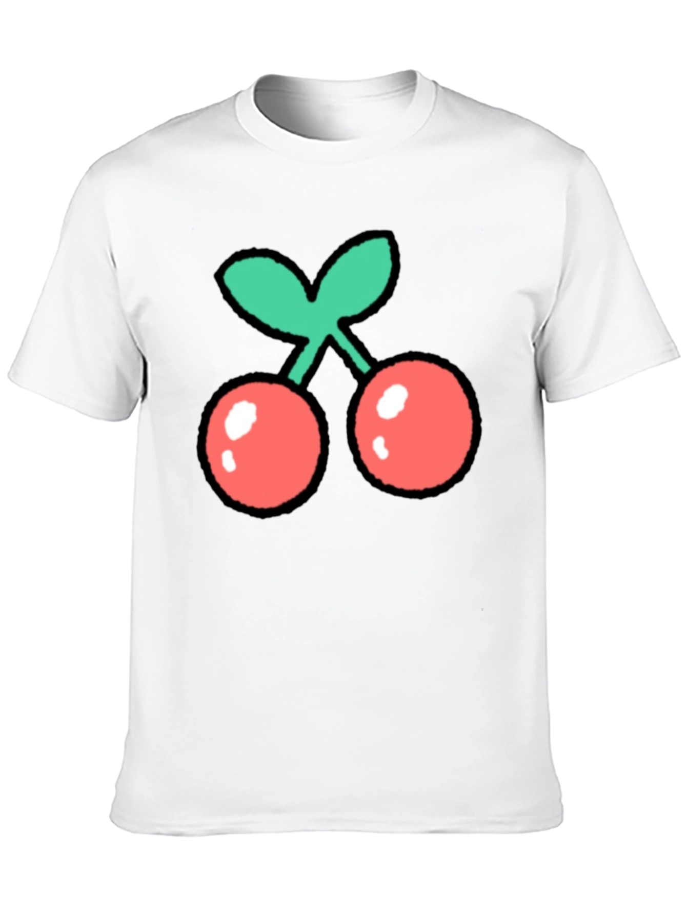 Cherry Graphic Print T-Shirt