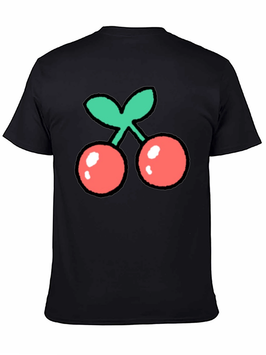 Cherry Graphic Print T-Shirt