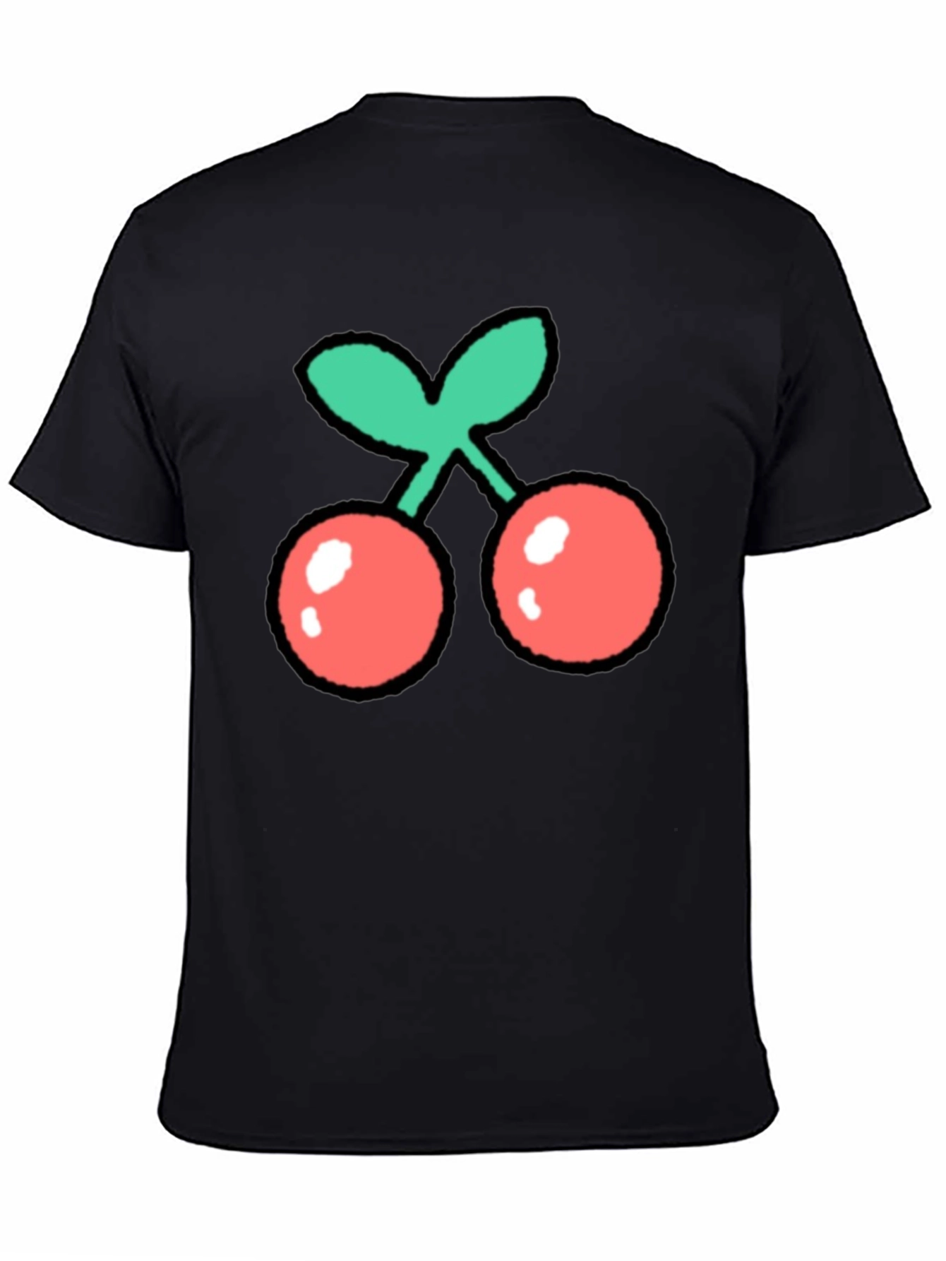 Cherry Graphic Print T-Shirt