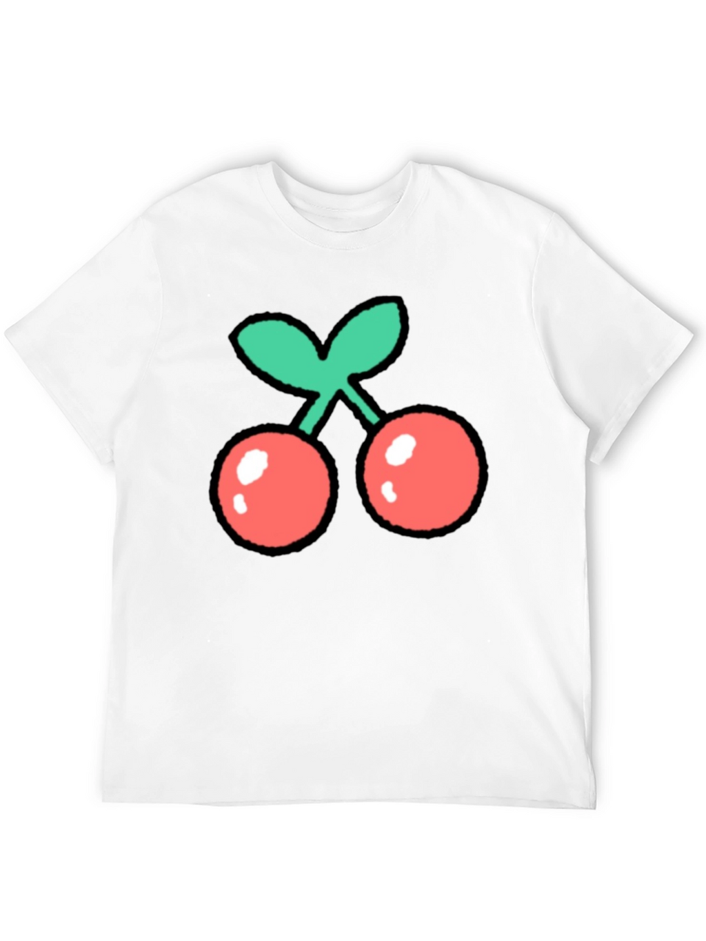 Cherry Graphic Print T-Shirt