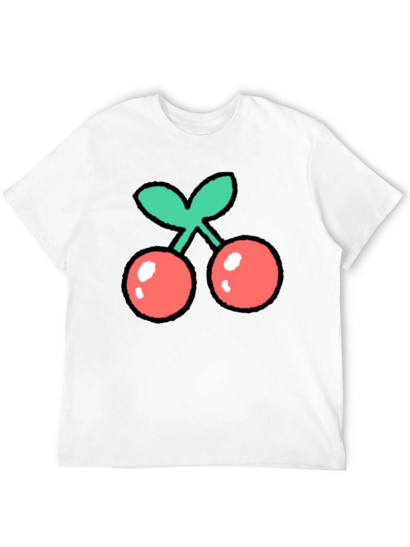 Cherry Graphic Print T-Shirt