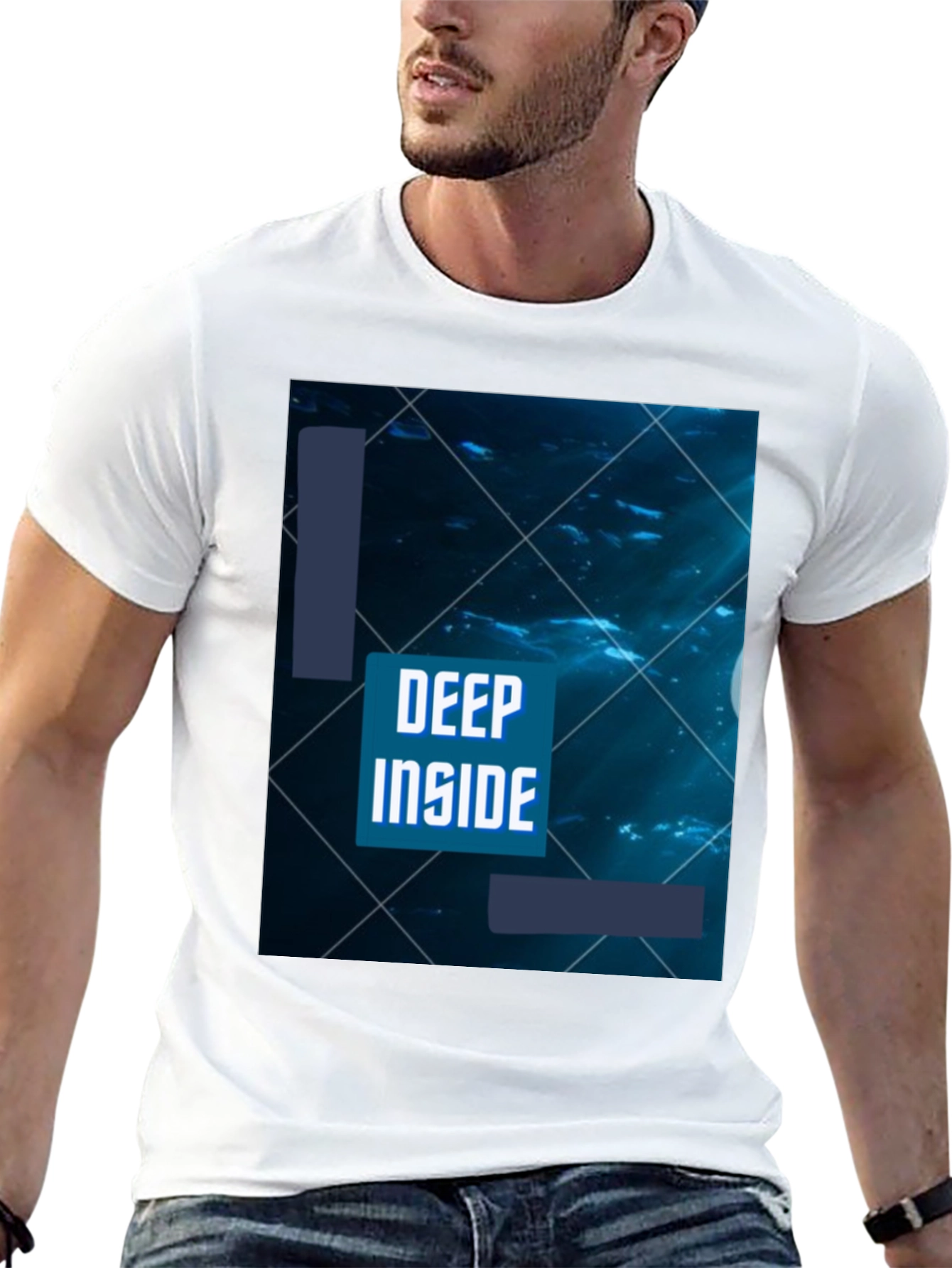 Deep Inside Graphic T-Shirt - Black