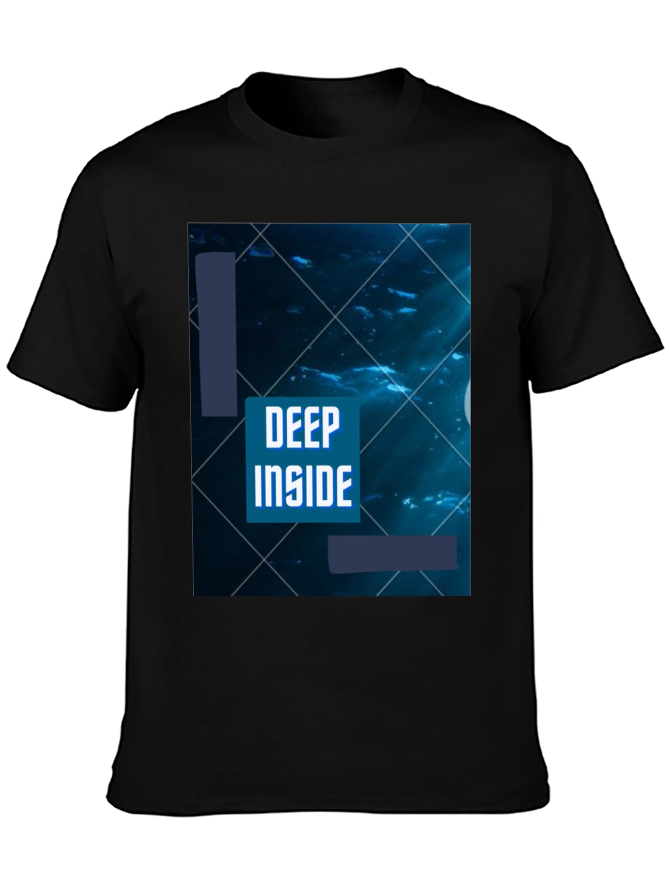 Deep Inside Graphic T-Shirt - Black