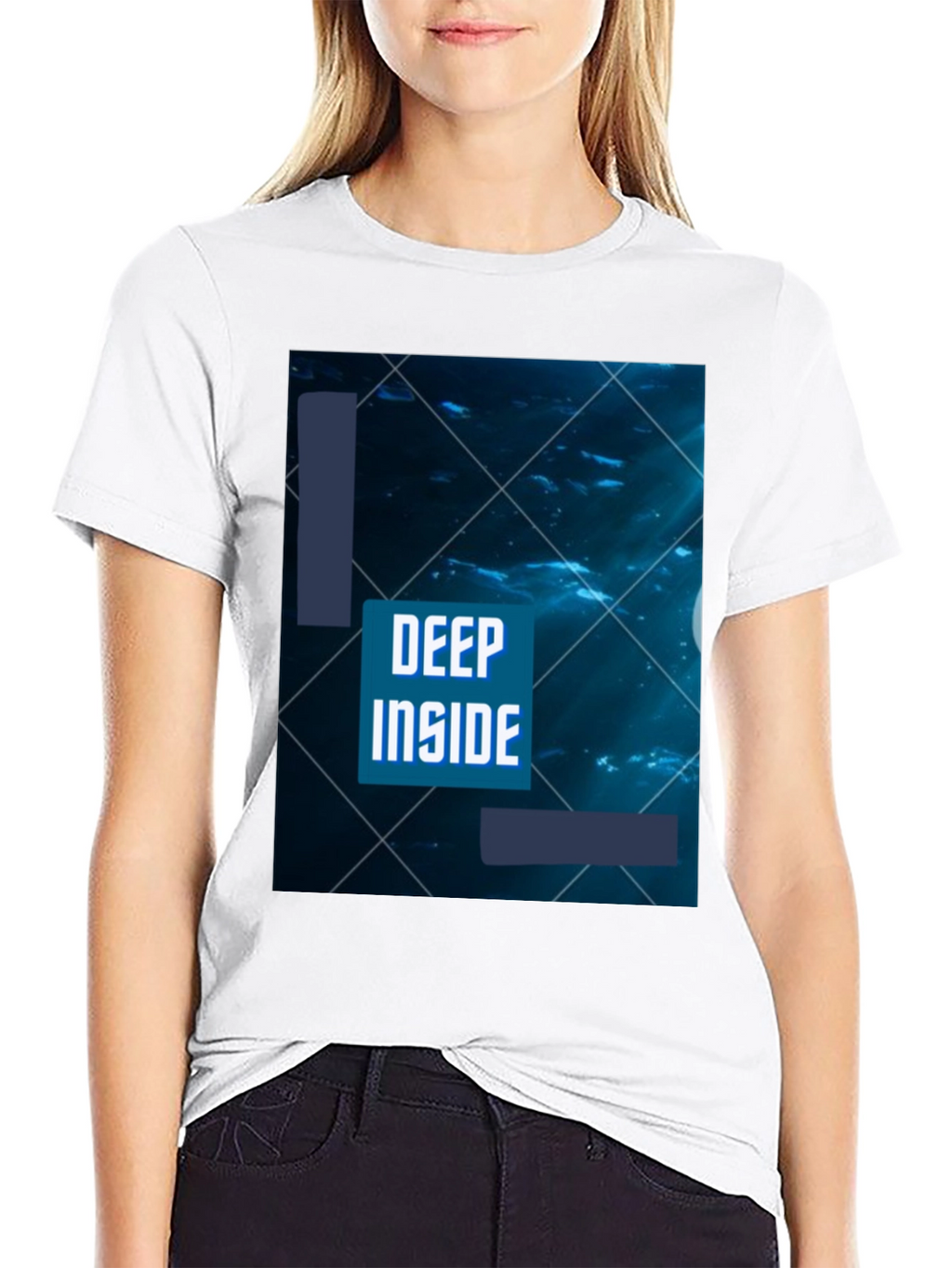 Deep Inside Graphic T-Shirt - Black