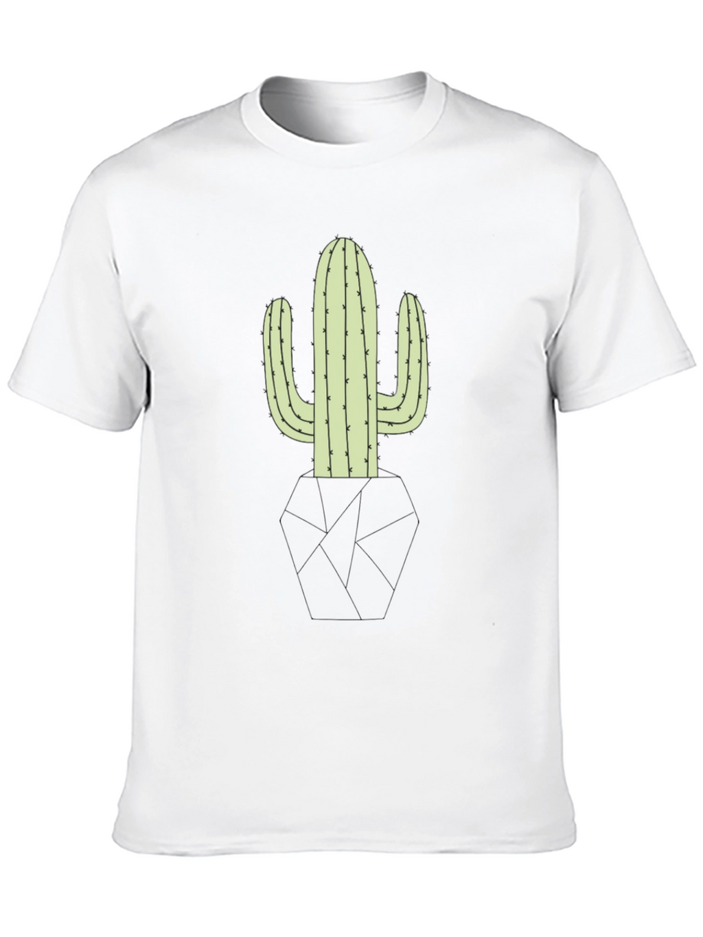 Cactus Graphic Black T-Shirt - Desert Style
