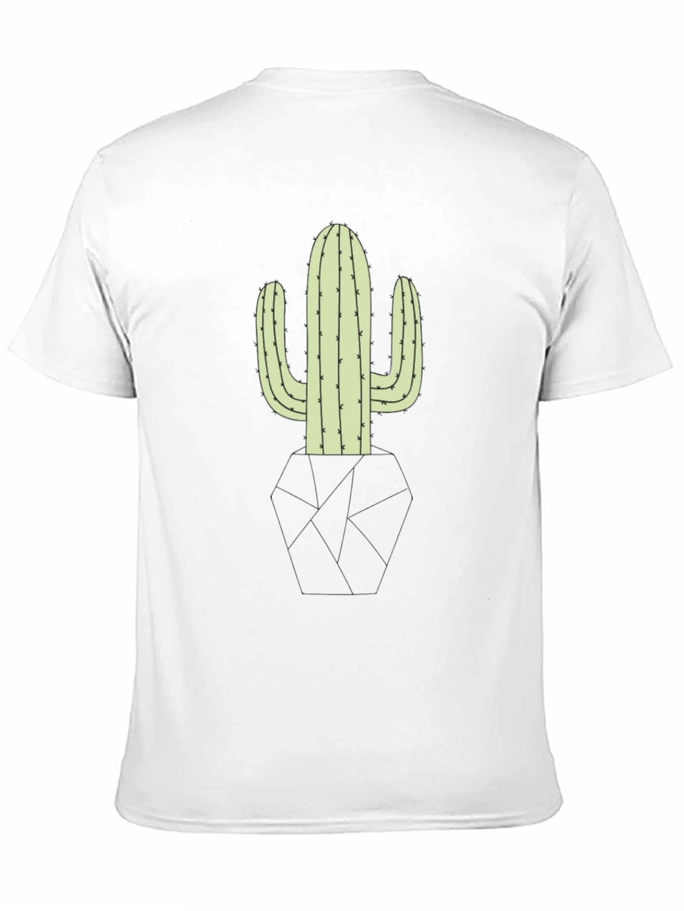 Cactus Graphic Black T-Shirt - Desert Style