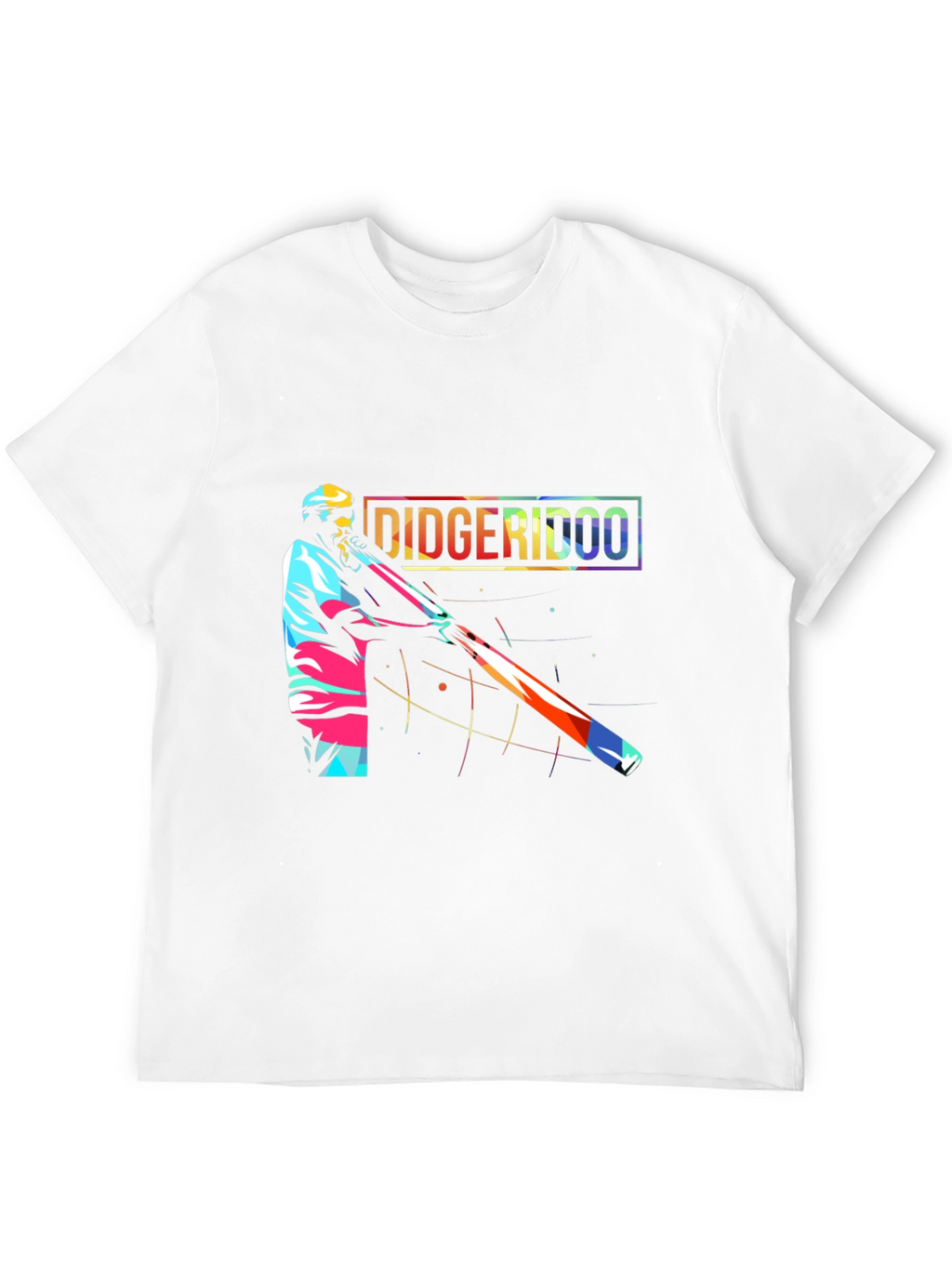 Didgeridoo Player Graphic Black Tee