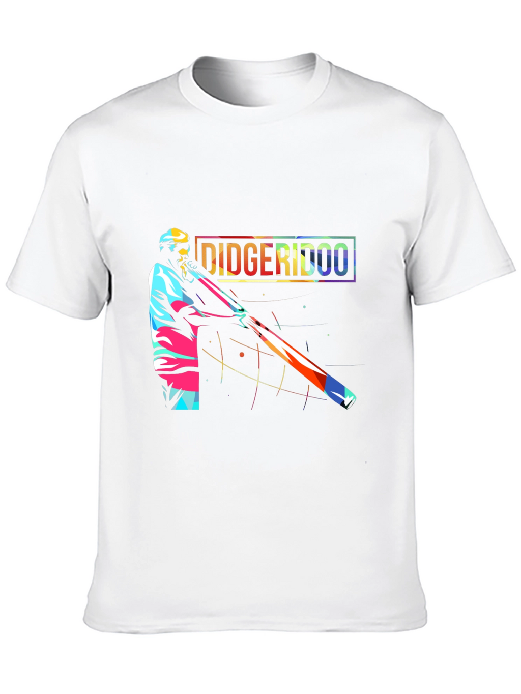 Didgeridoo Player Graphic Black Tee