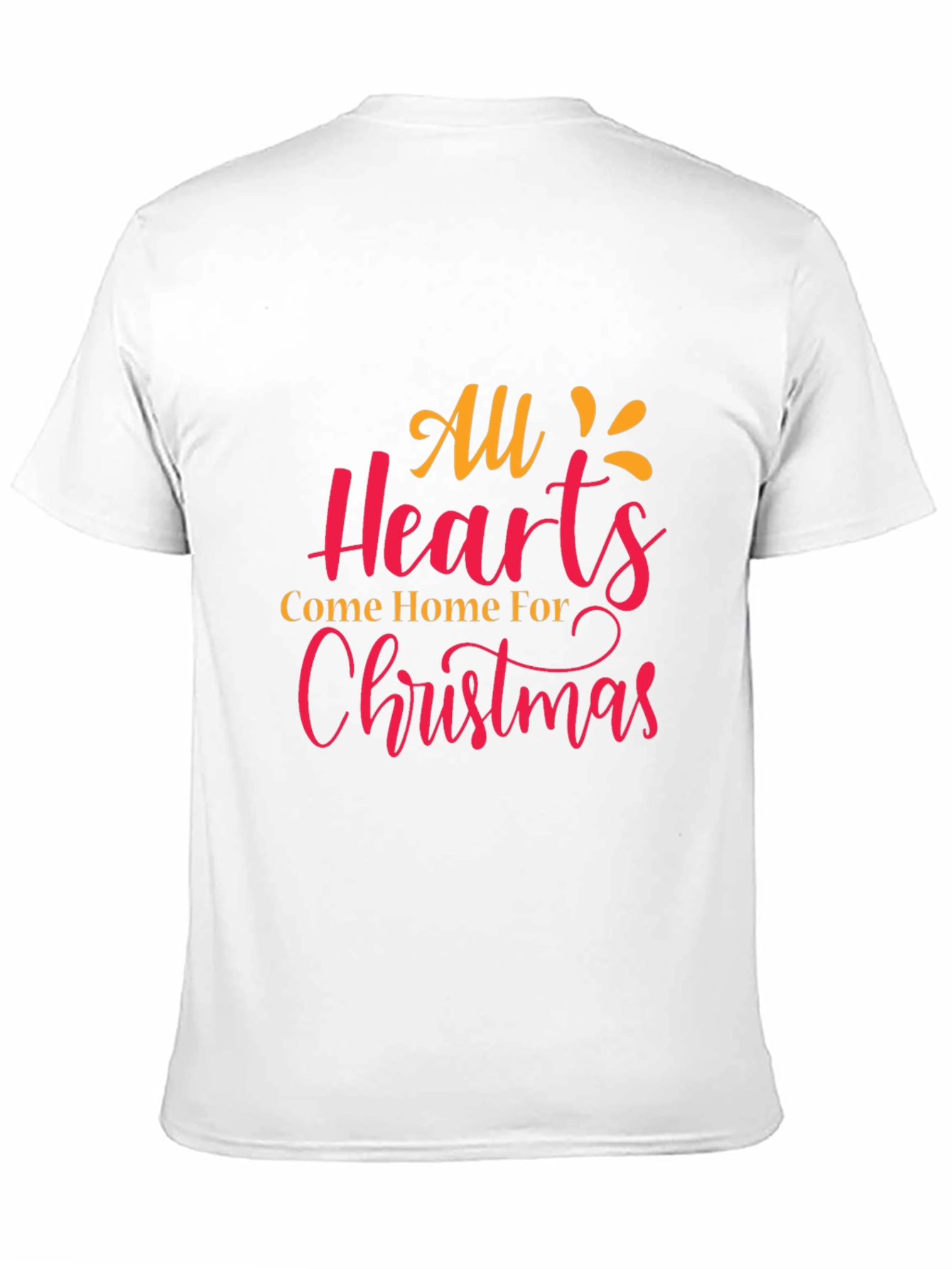 Christmas Hearts Graphic Tee - Holiday Cheer