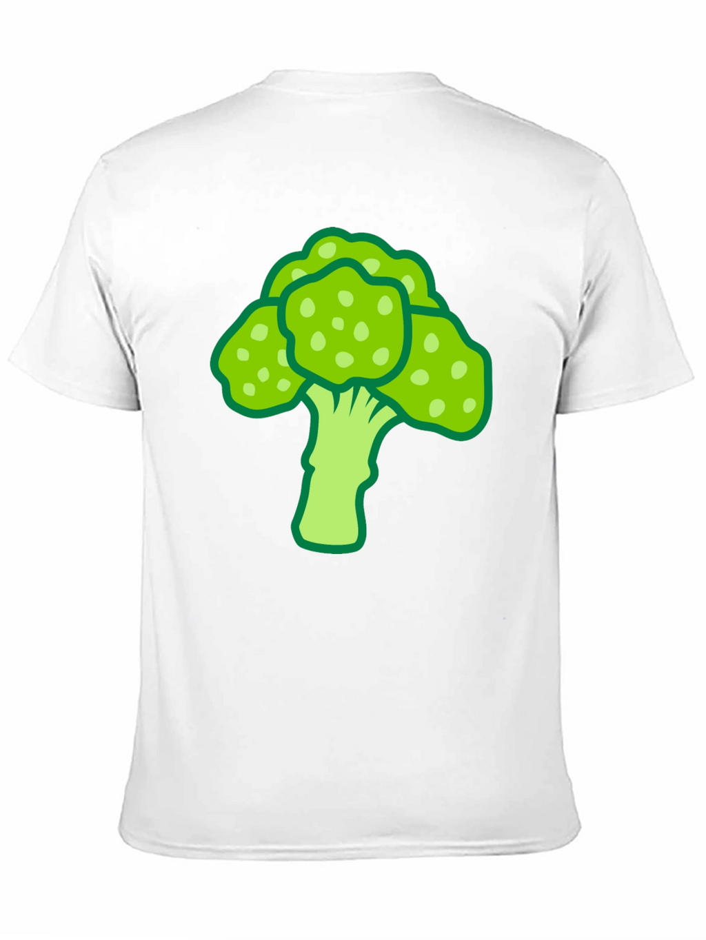 Broccoli Graphic Print Black T-Shirt