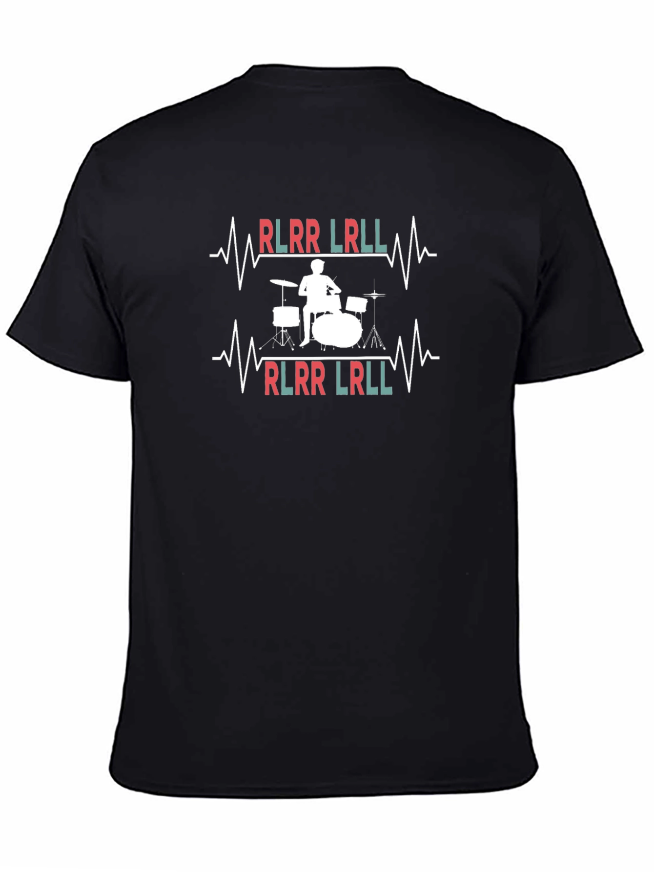 Drummer Heartbeat T-Shirt: Musical Rhythm Tee