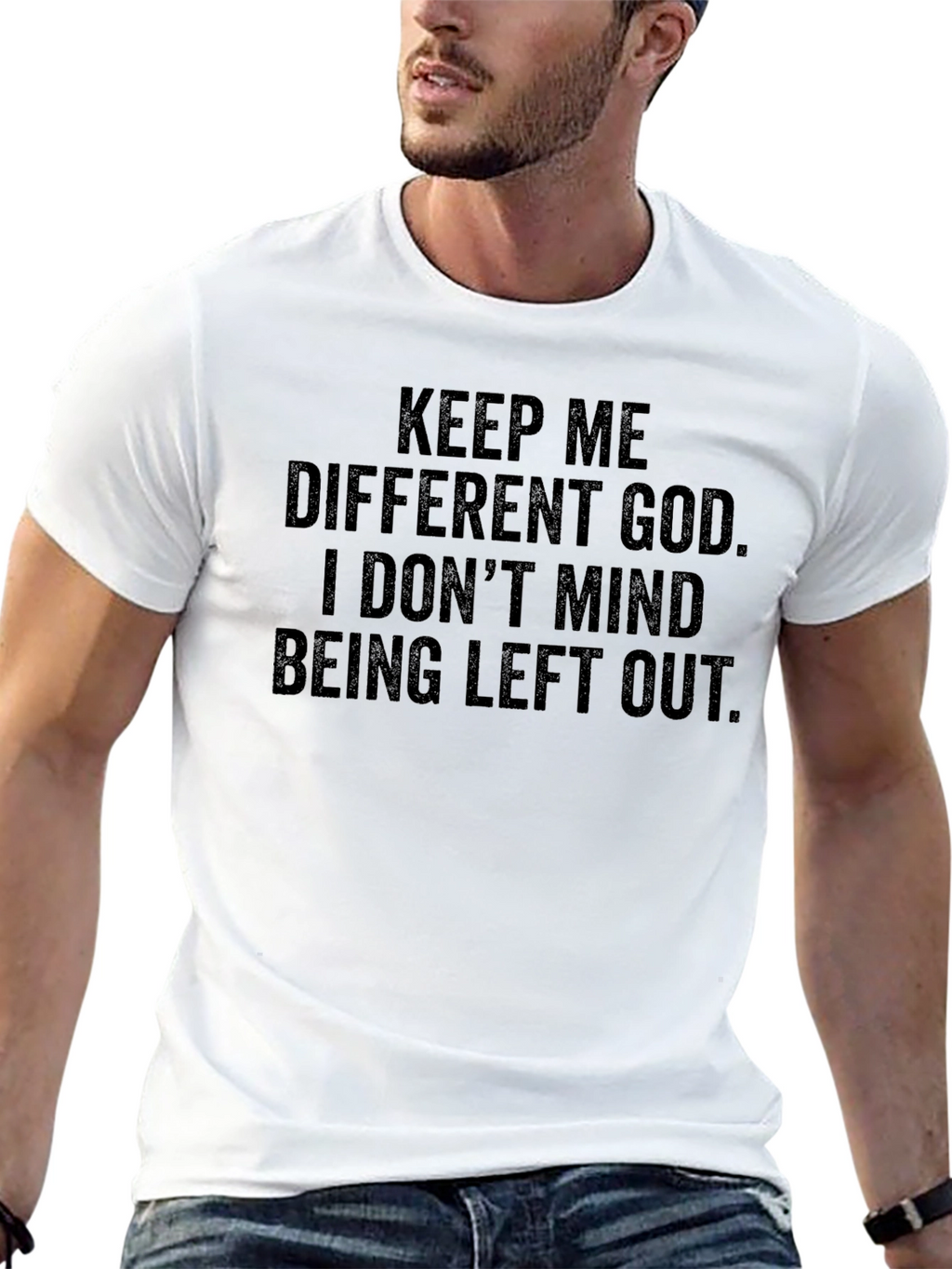 Keep Me Different God Black T-Shirt