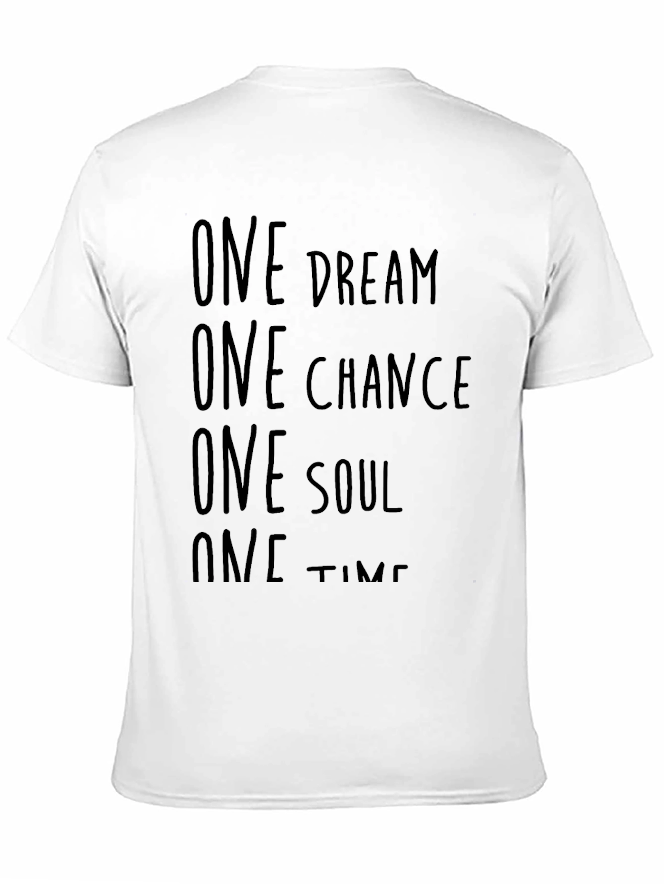 One Dream Chance Soul Time Black T-Shirt