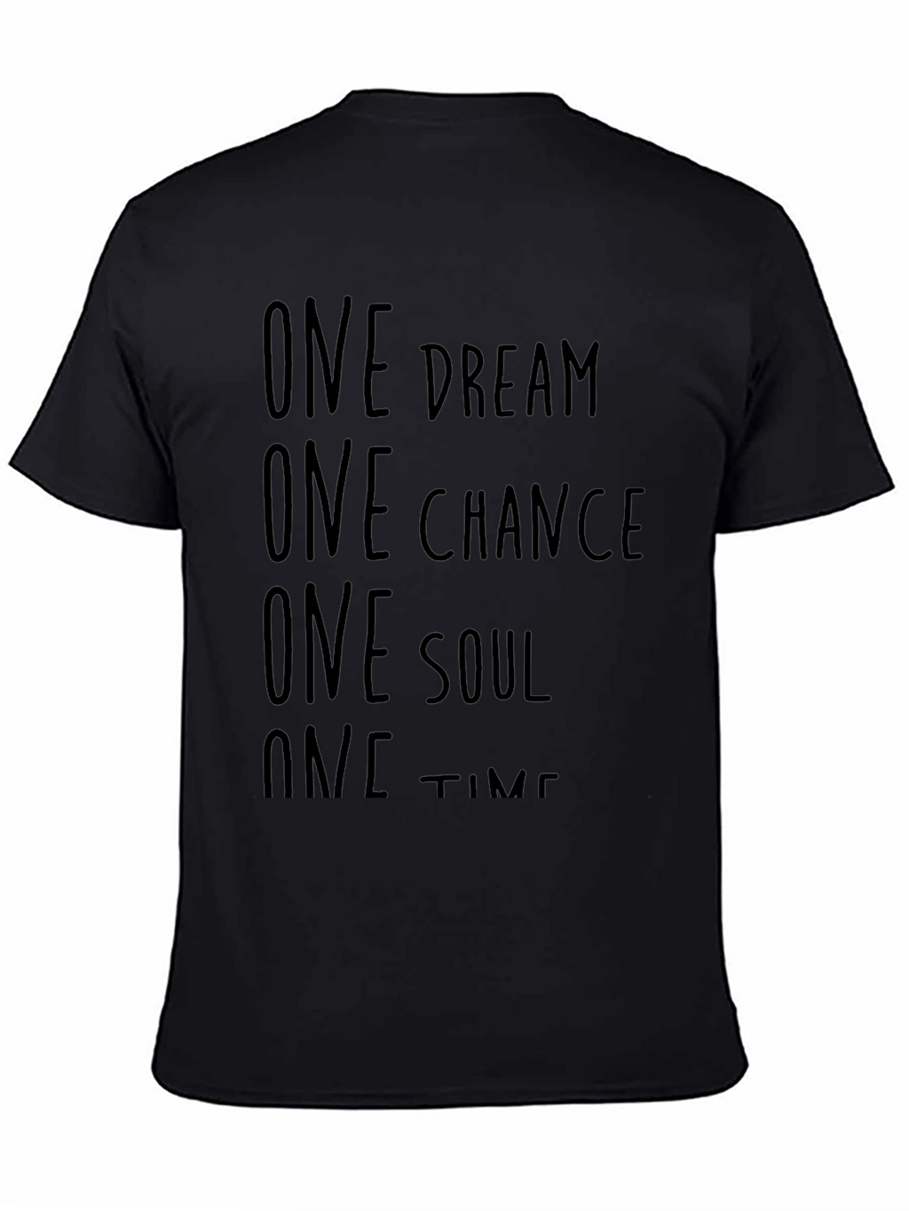 One Dream Chance Soul Time Black T-Shirt