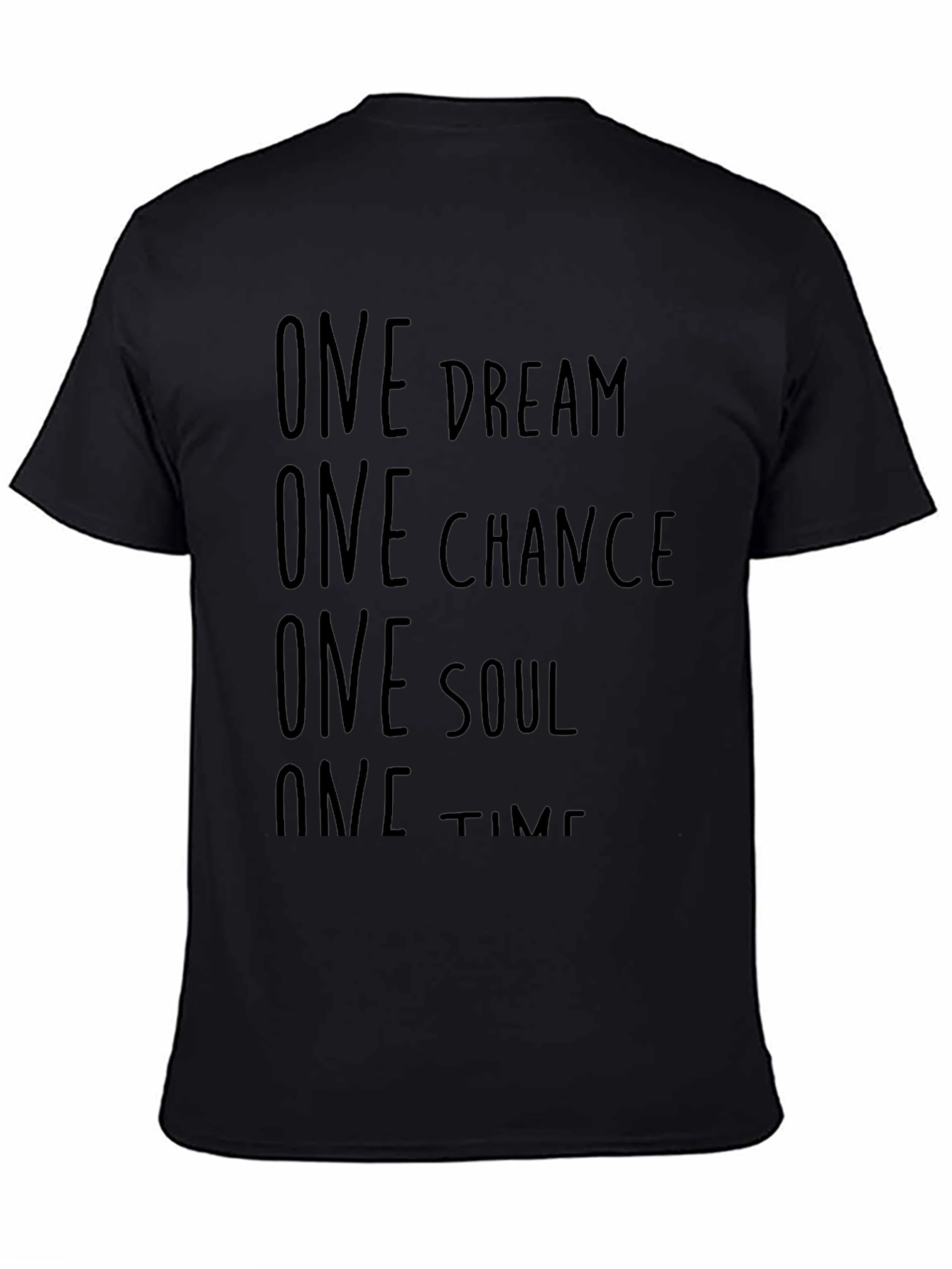 One Dream Chance Soul Time Black T-Shirt