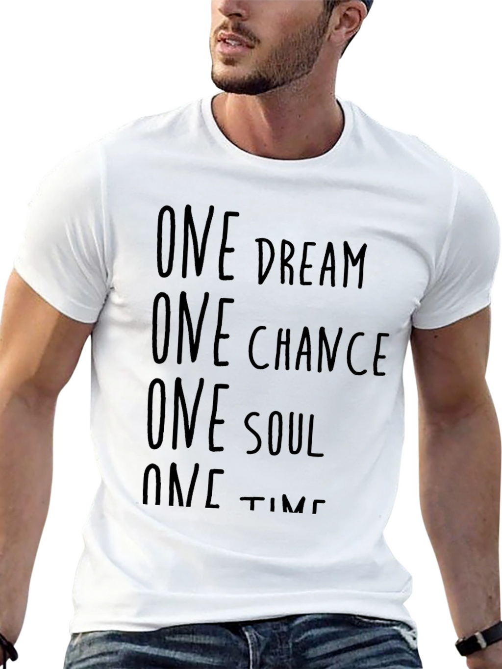 One Dream Chance Soul Time Black T-Shirt