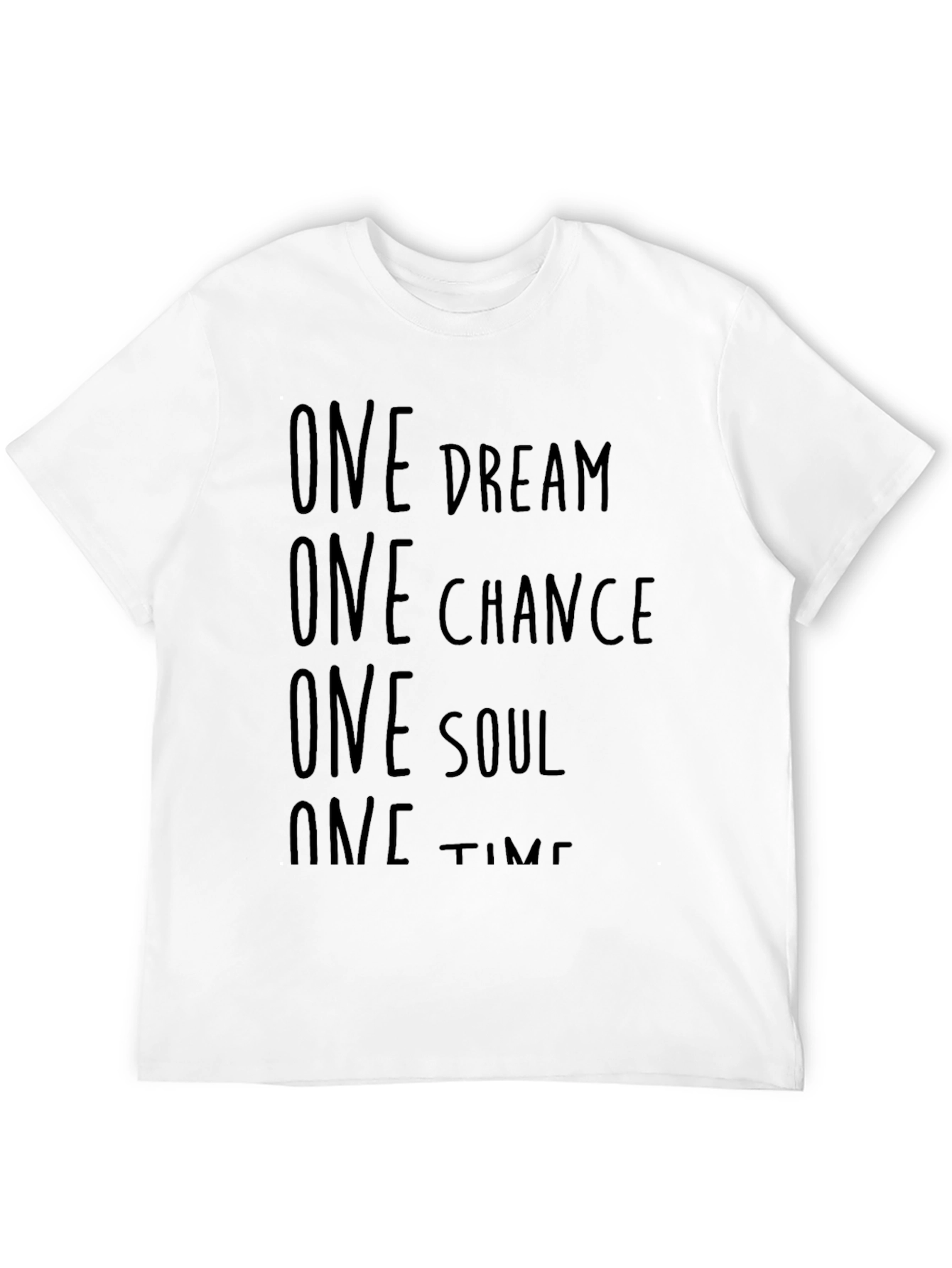 One Dream Chance Soul Time Black T-Shirt