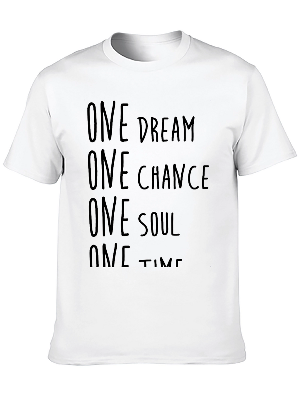 One Dream Chance Soul Time Black T-Shirt