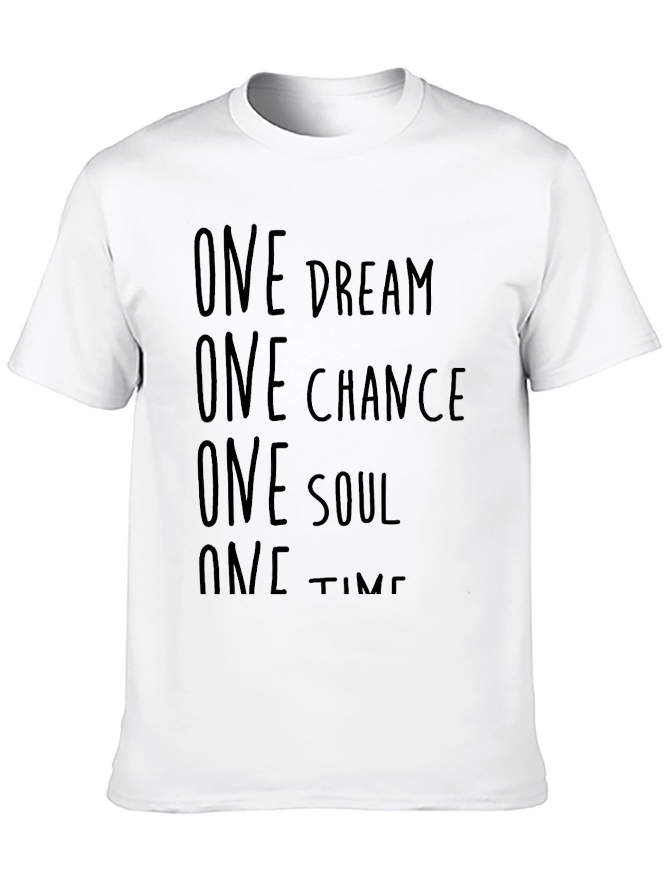 One Dream Chance Soul Time Black T-Shirt