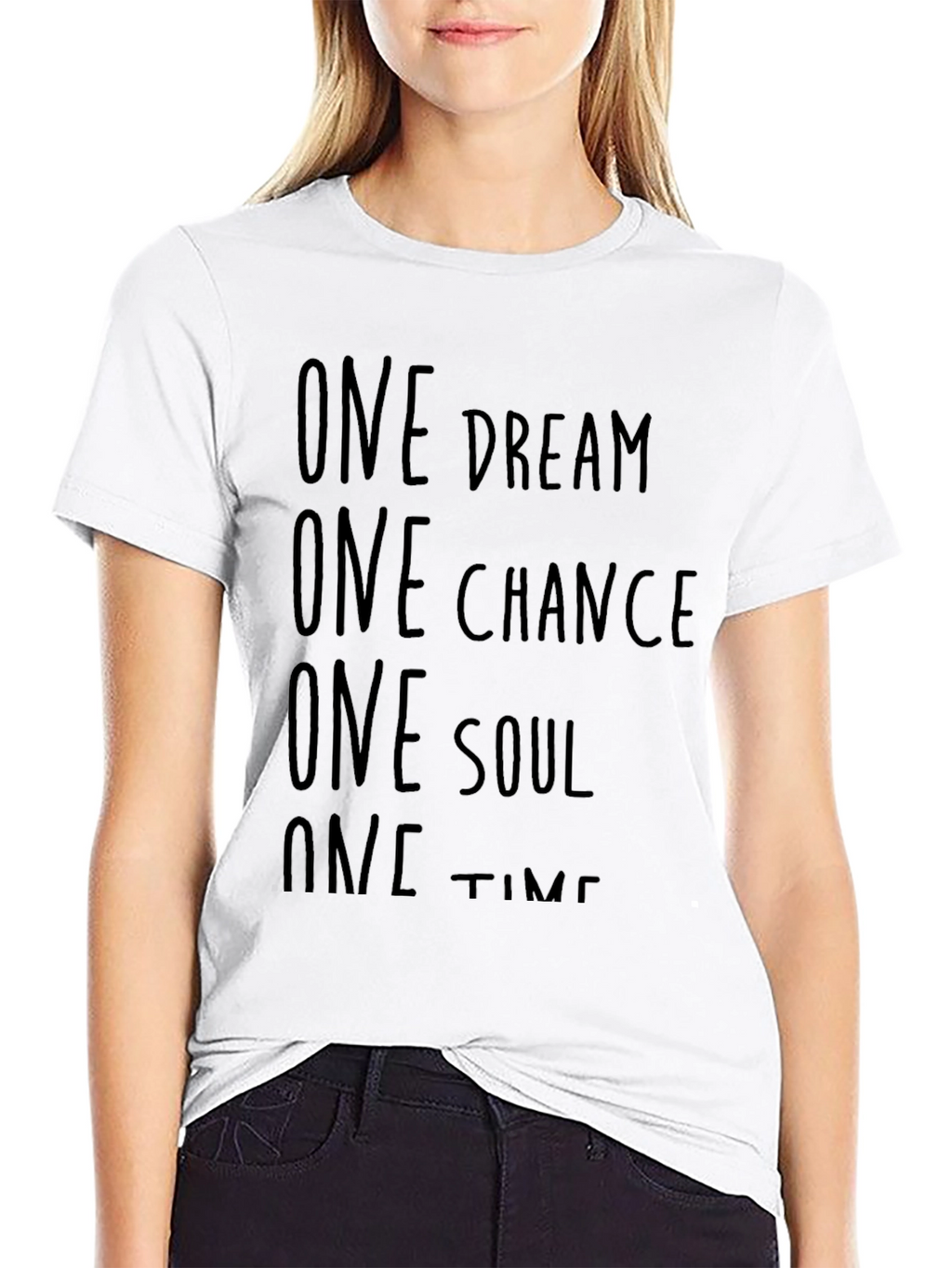 One Dream Chance Soul Time Black T-Shirt