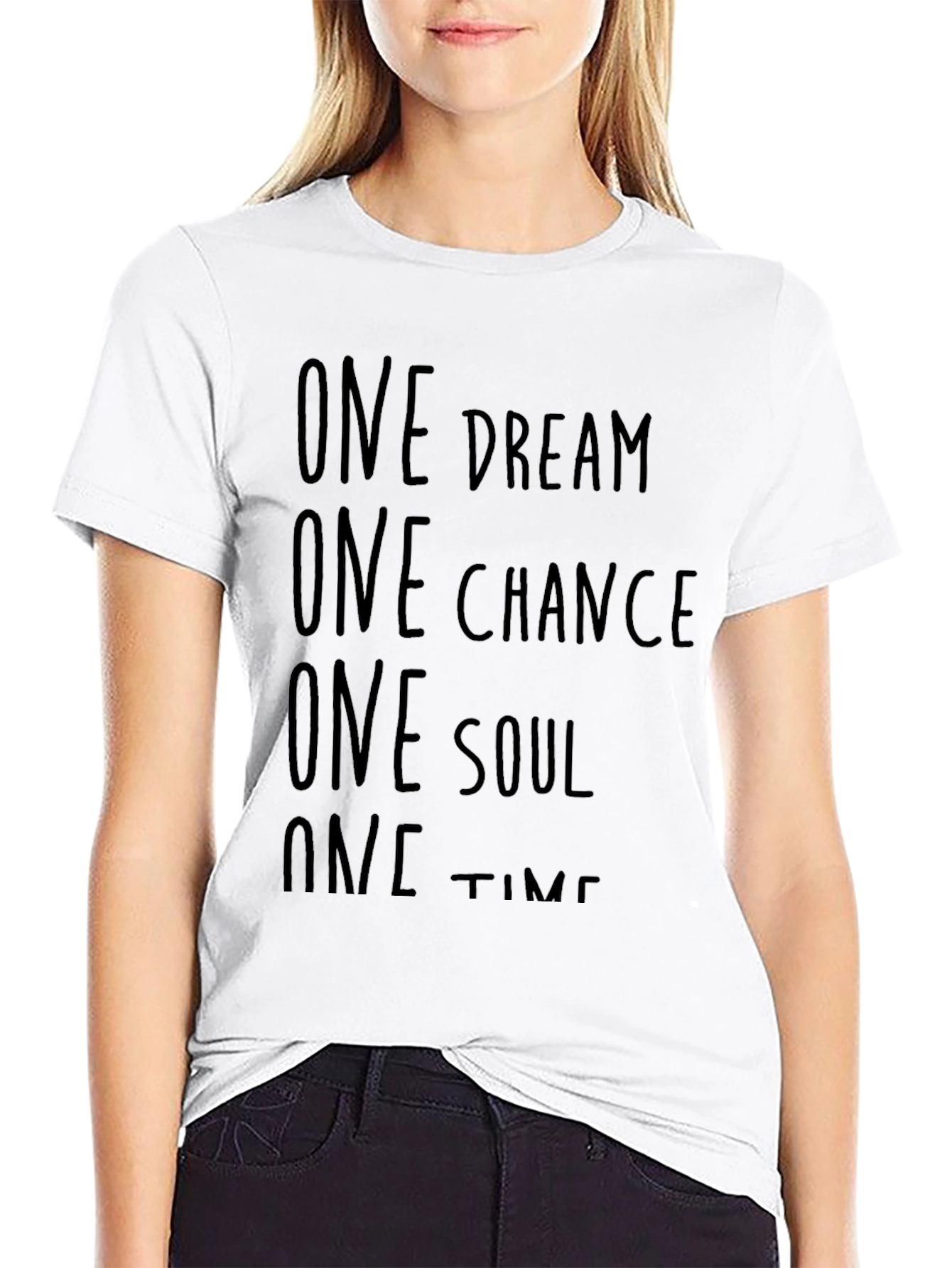 One Dream Chance Soul Time Black T-Shirt