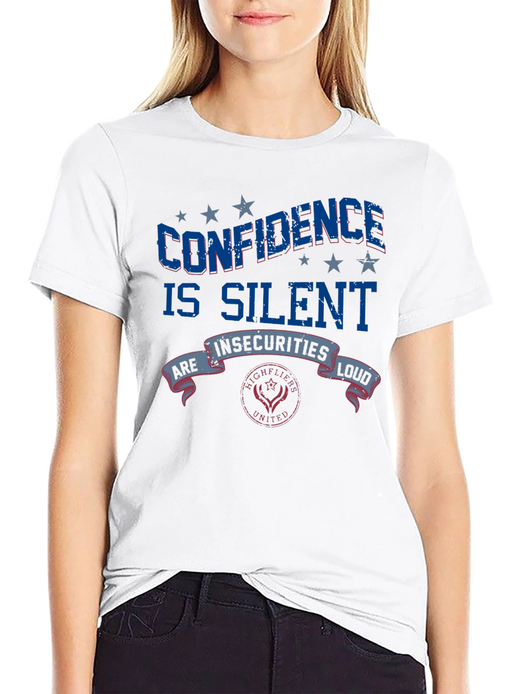 Confidence Is Silent Graphic Tee