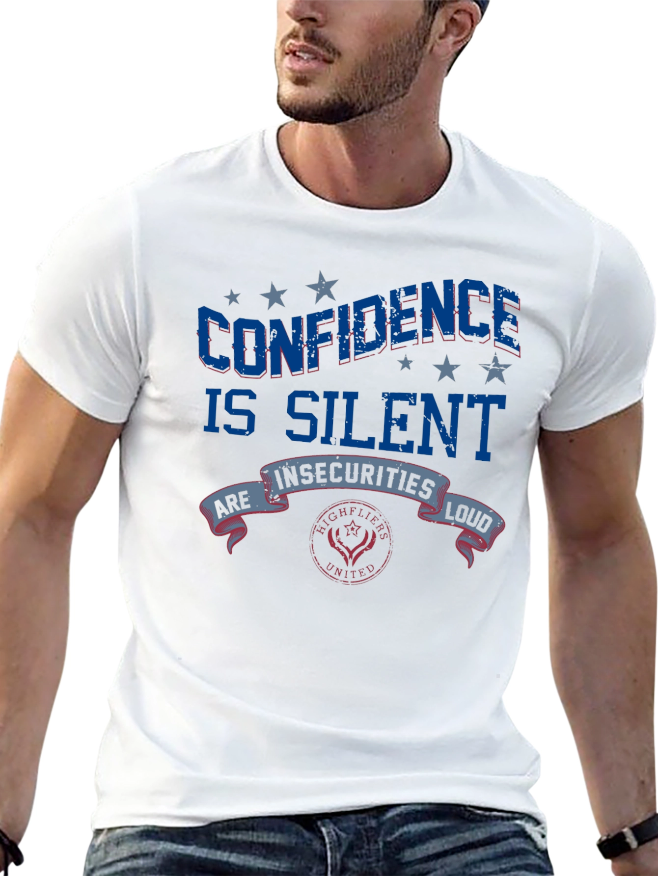 Confidence Is Silent Graphic Tee