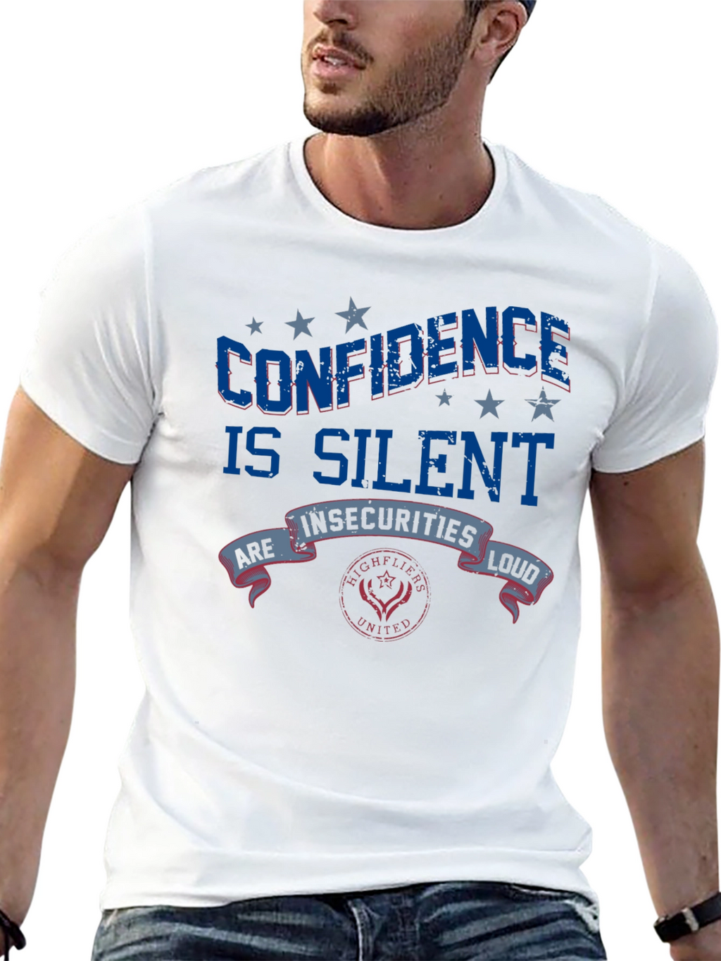 Confidence Is Silent Graphic Tee