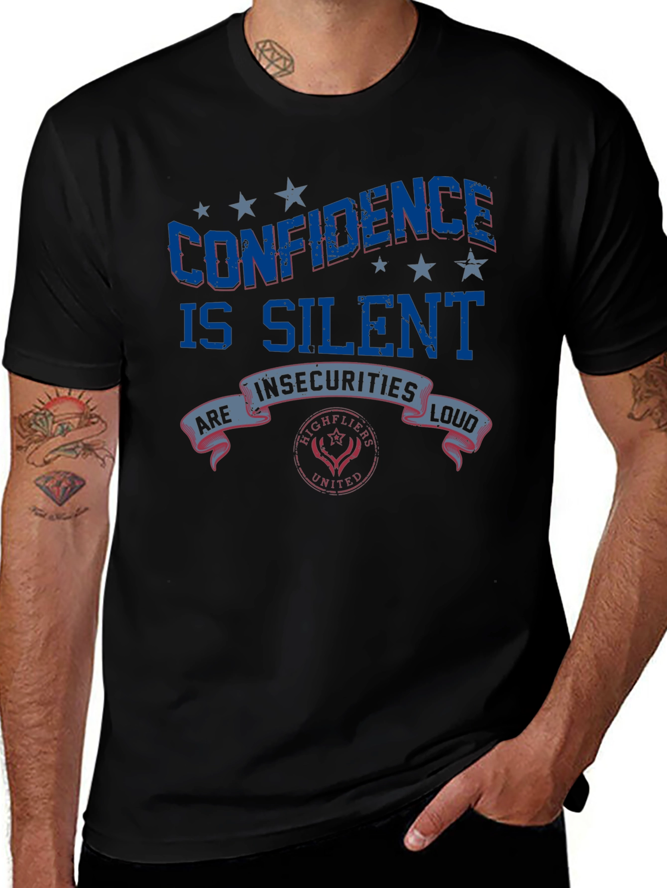 Confidence Is Silent Graphic Tee