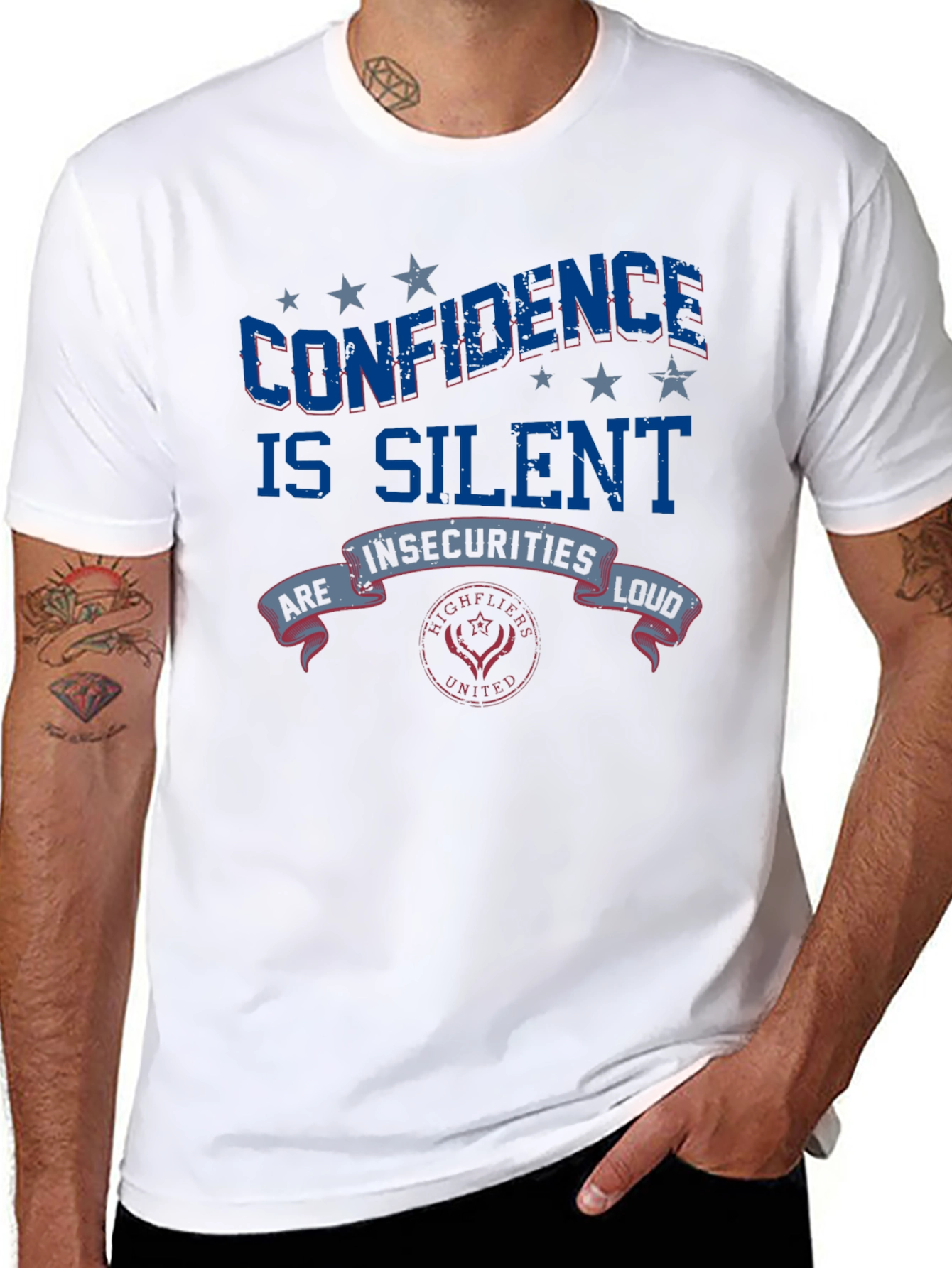 Confidence Is Silent Graphic Tee