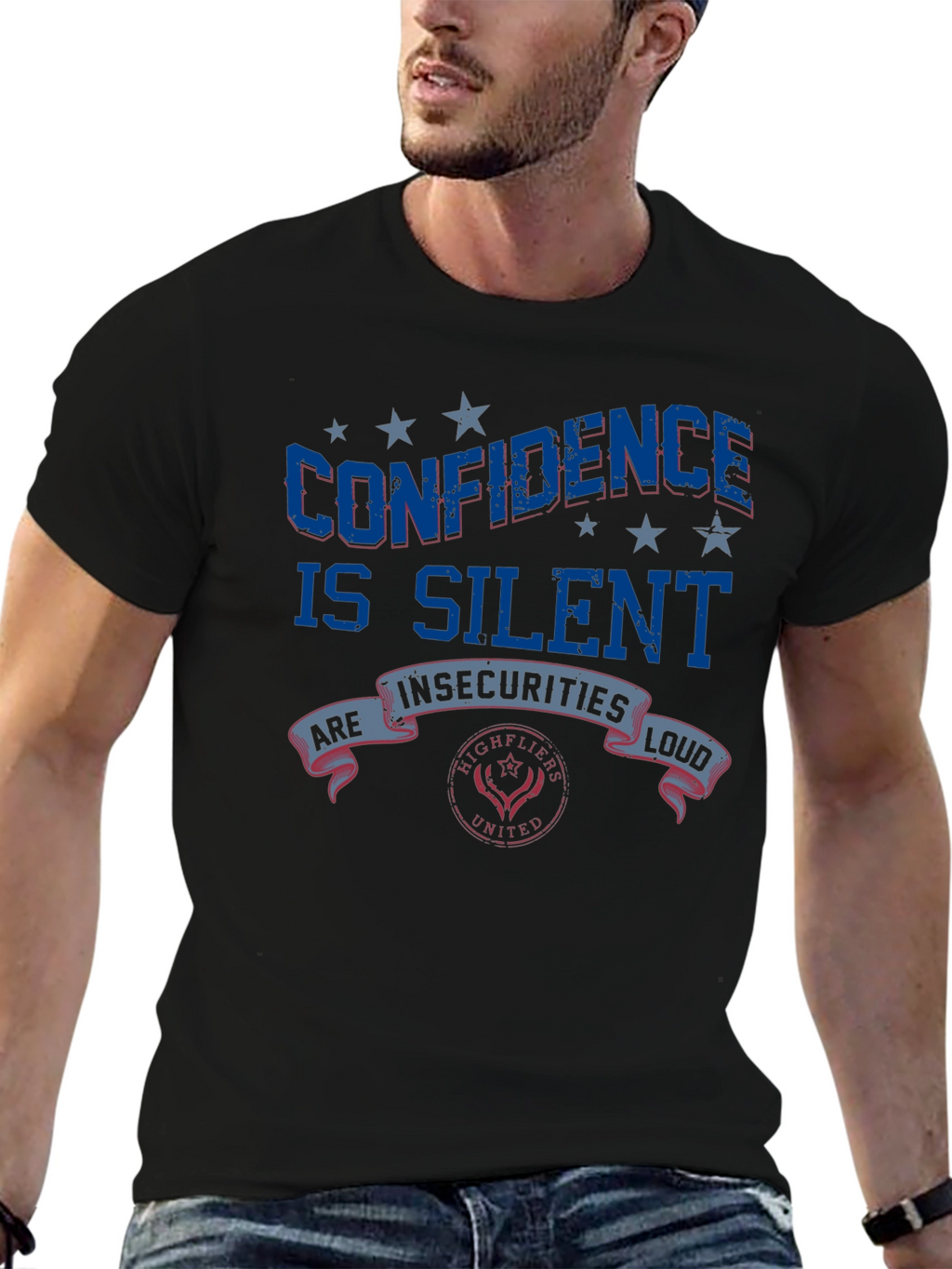 Confidence Is Silent Graphic Tee
