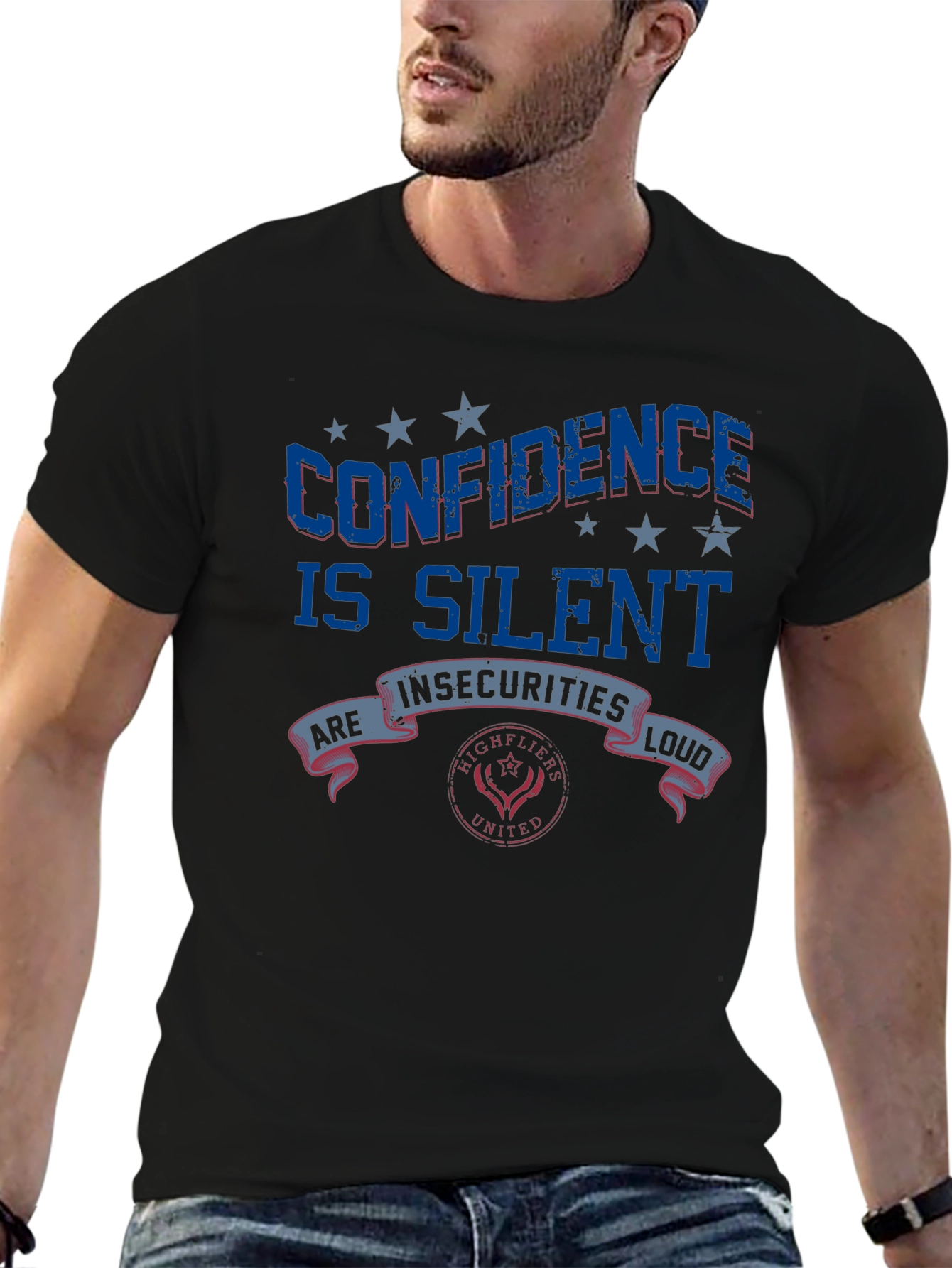 Confidence Is Silent Graphic Tee