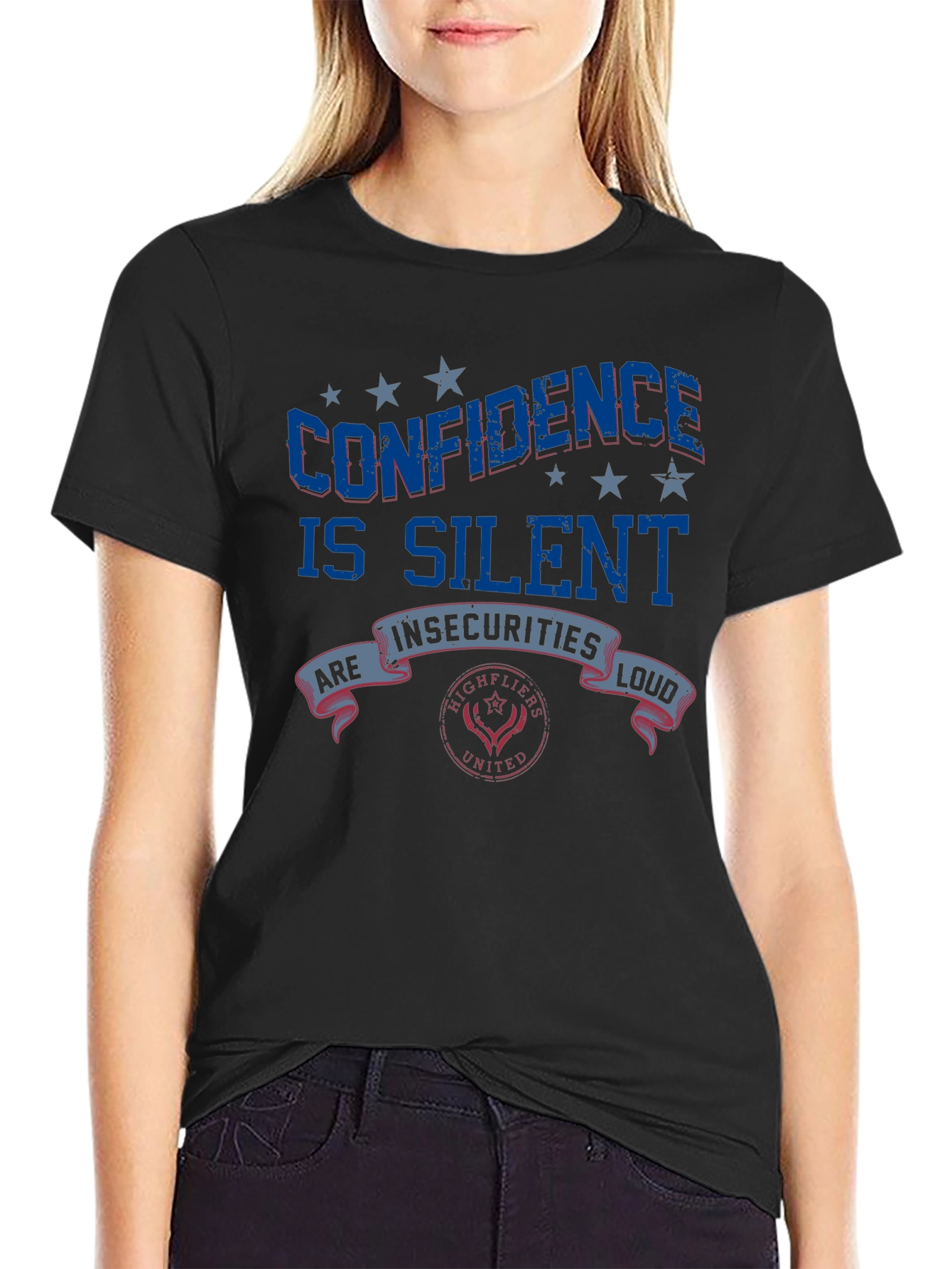 Confidence Is Silent Graphic Tee