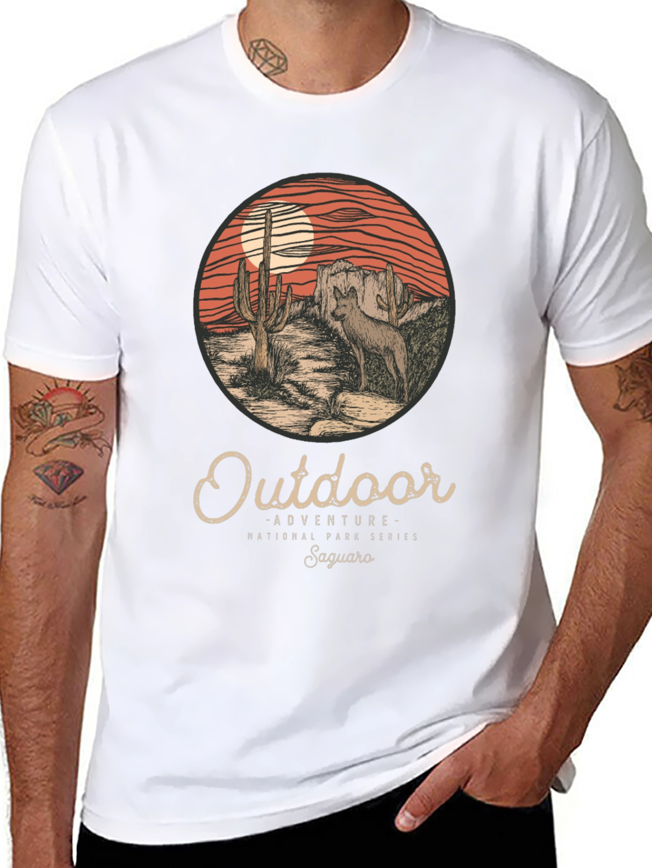 Outdoor Adventure Graphic Tee - Saguaro National Park