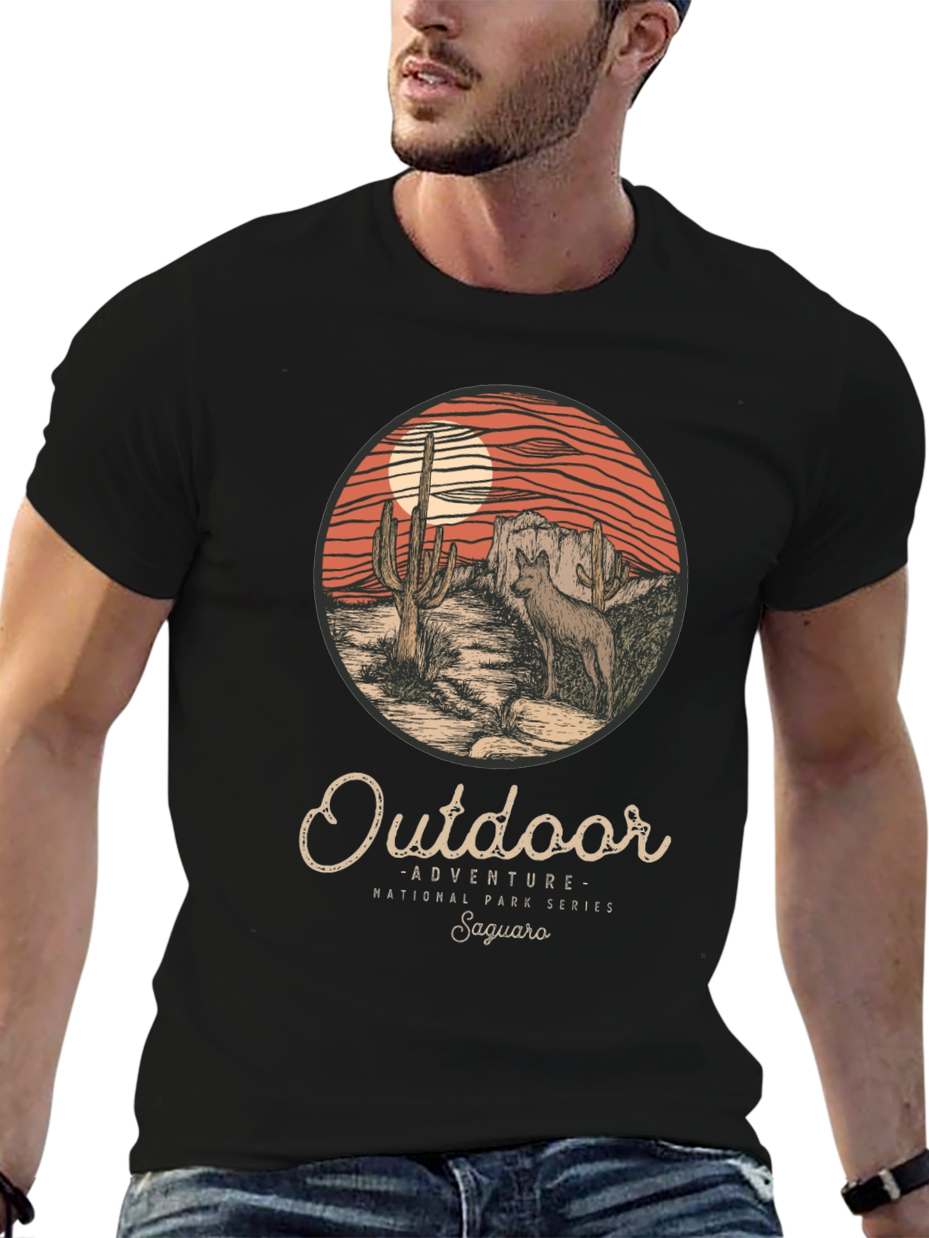Outdoor Adventure Graphic Tee - Saguaro National Park