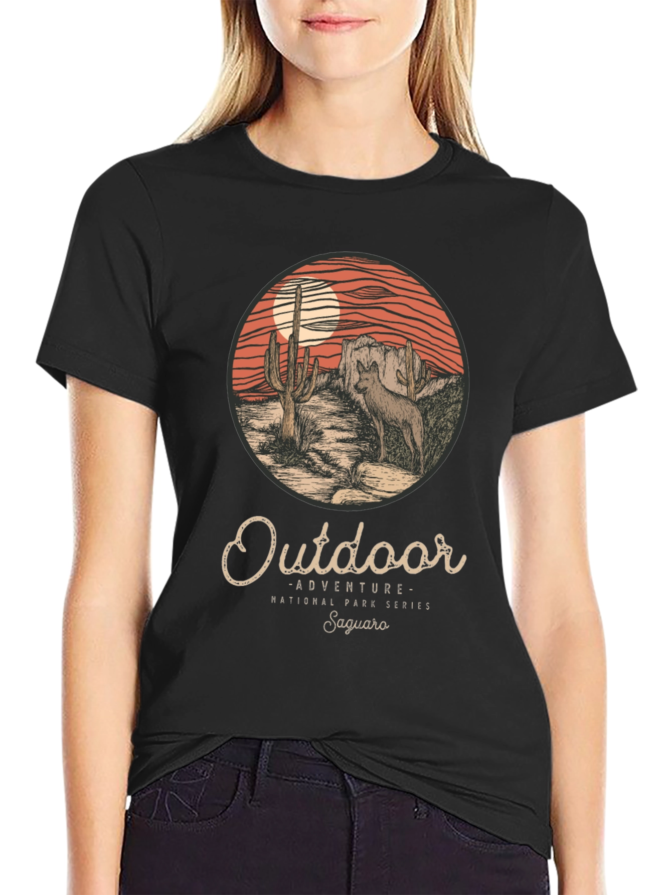 Outdoor Adventure Graphic Tee - Saguaro National Park